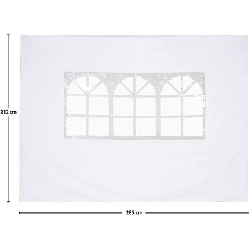 Sekey Pavillonseitenteil 2er Pavillon Seitenwand für Pavillon 3x3m, mit 2 Fenster, 285x212 cm