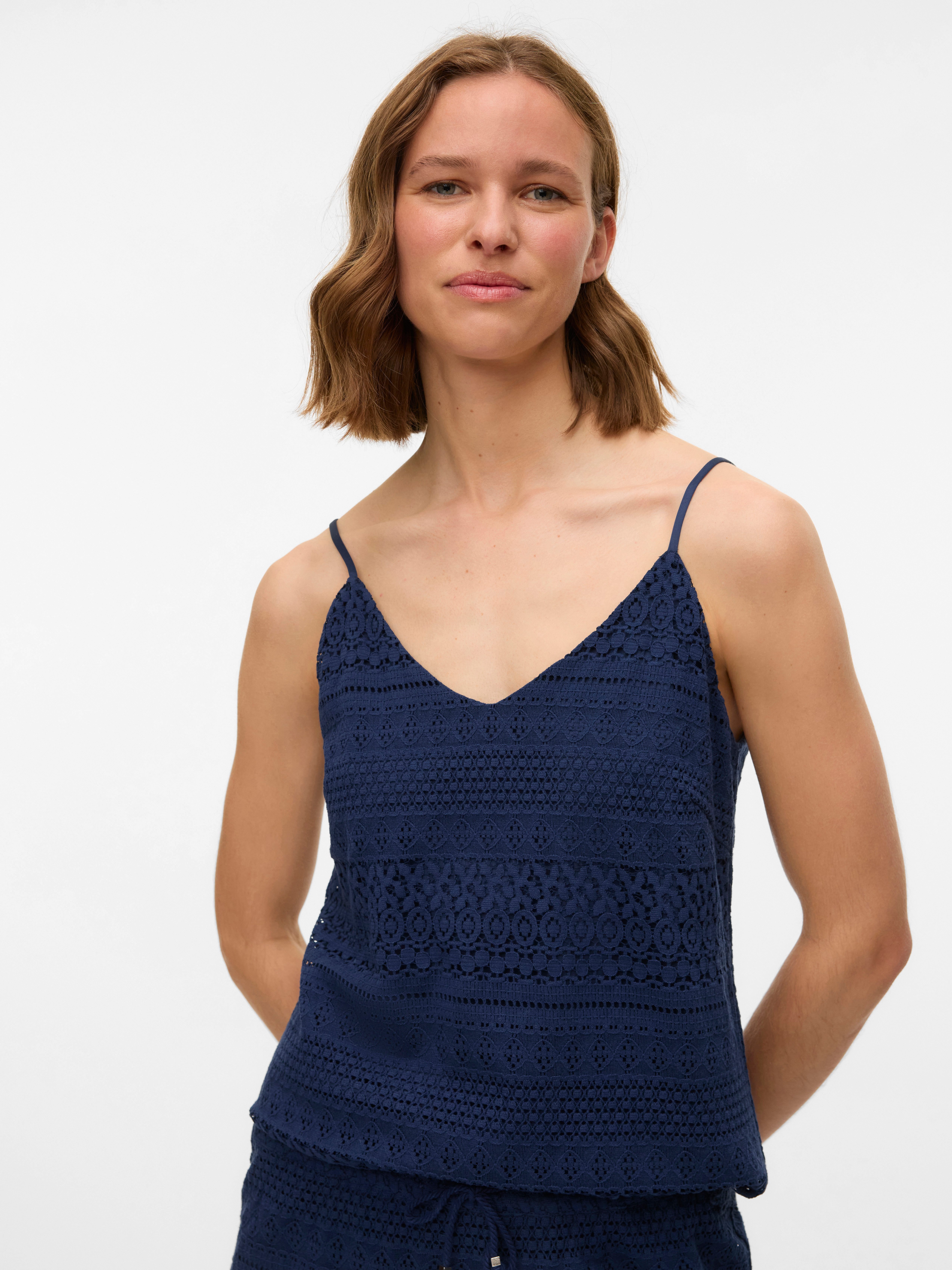Vero Moda Spaghettitop VMHONEY LACE SINGLET günstig online kaufen