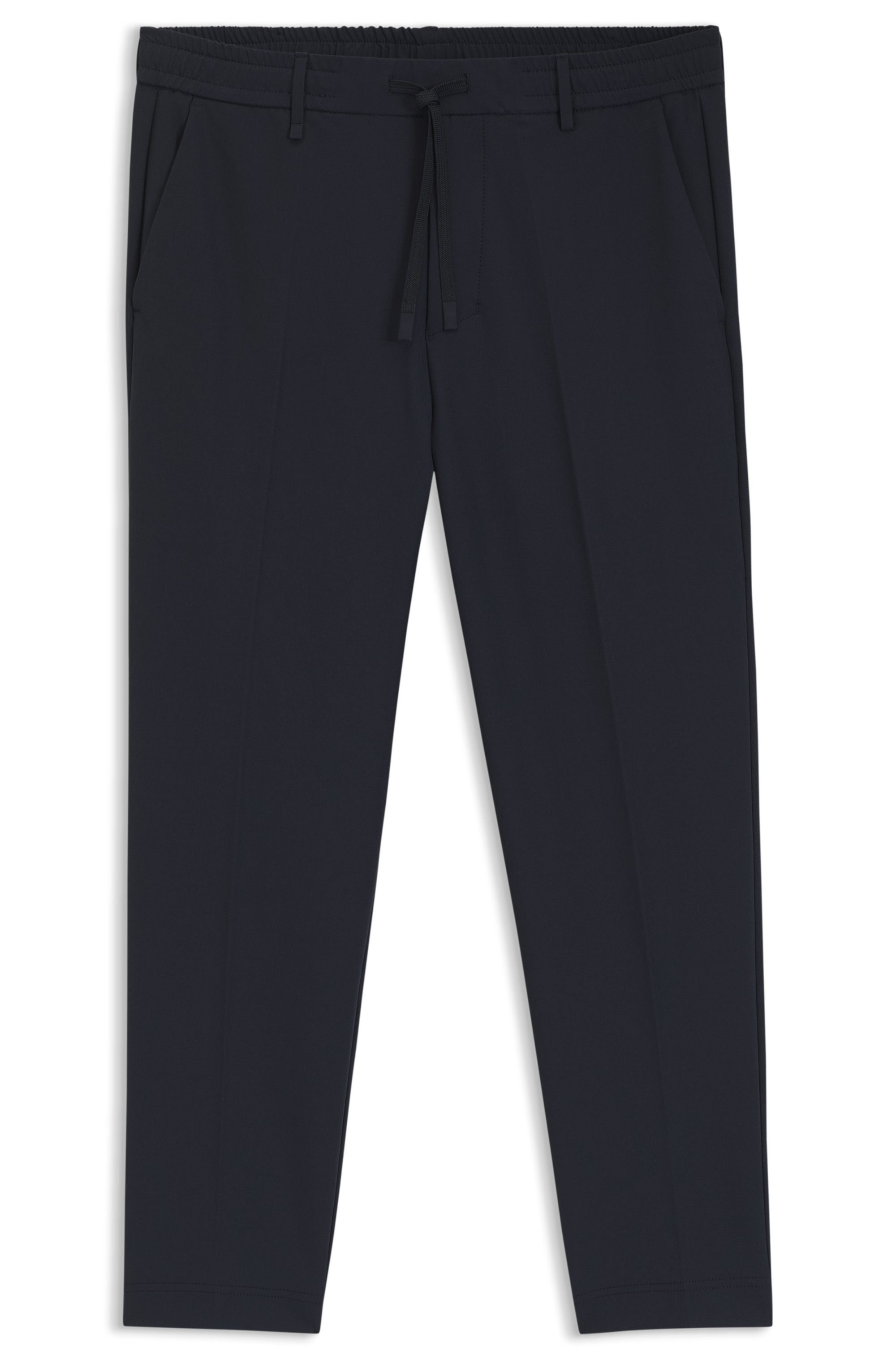 BOSS GREEN Webhose T Convert Elastischer Taillenbund und Kordelzug, Gürtelschlaufen Anzughose