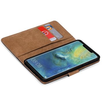 CoolGadget Handyhülle Book Case Handy Tasche für Huawei Mate 20 Pro 6,4 Zoll, Hülle Klapphülle Flip Cover für Mate 20 Pro Schutzhülle stoßfest