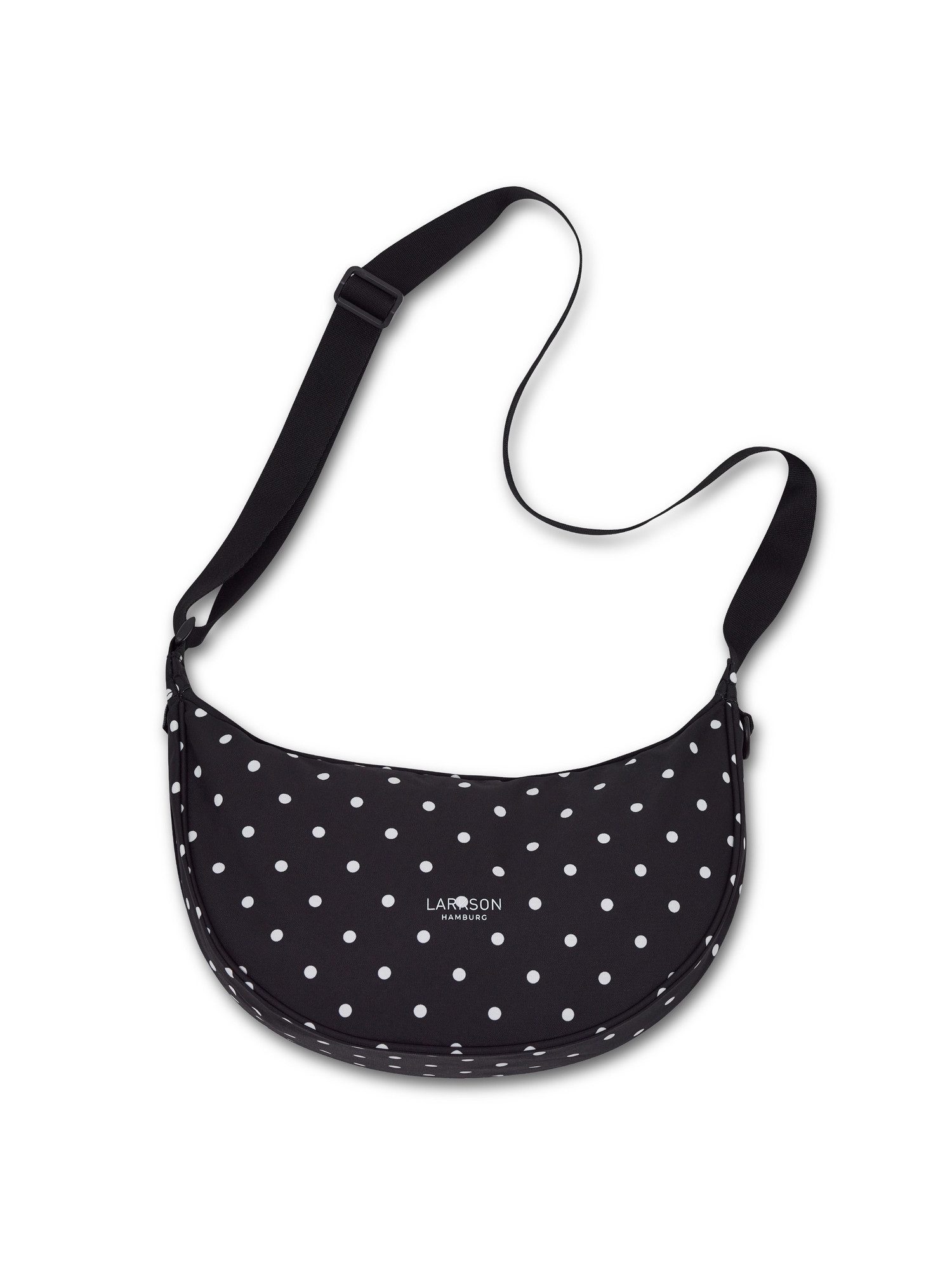 LARKSON Umhängetasche Solveig Medium Halbmondtasche für Damen und Herren, Stylische Crossbody Bag in Halbmond Form – Bild 3 von 5