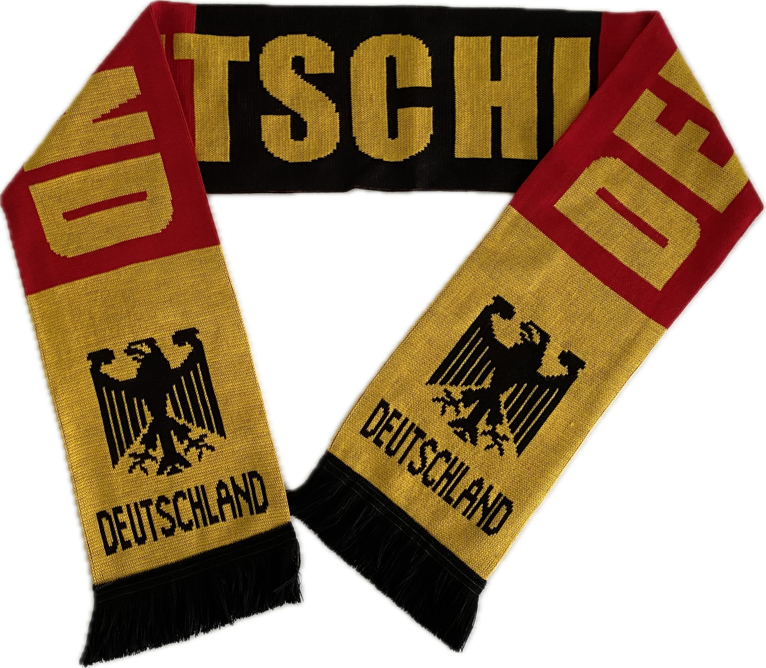 HUVOTEX Strickschal Deutschland Fanschal Deutschlandschal gestrickt, (1-St) günstig online kaufen