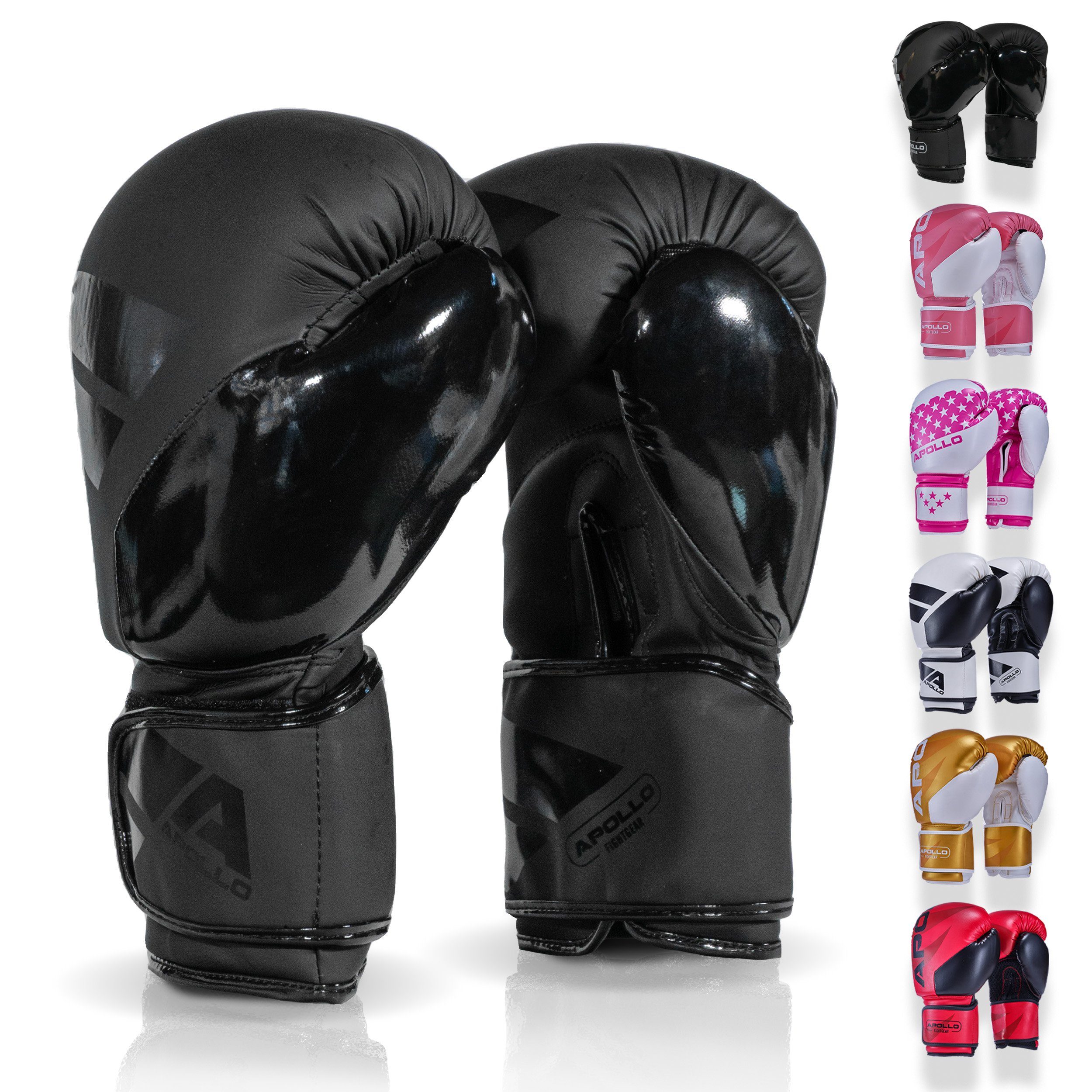 Apollo Boxhandschuhe Boxhandschuhe Männer Champion Thai Box Handschuhe, Training am Boxsack oder Sparring für Frauen und Männer