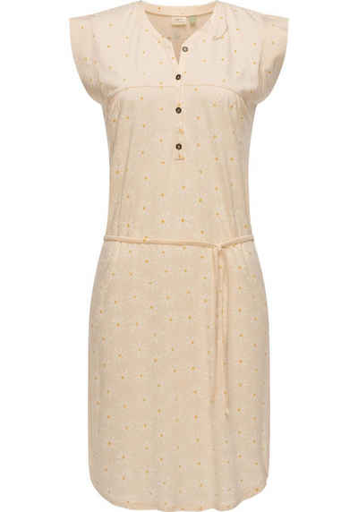 Ragwear Sommerkleid Zofka leichtes Jersey Kleid mit sommerlichem Print
