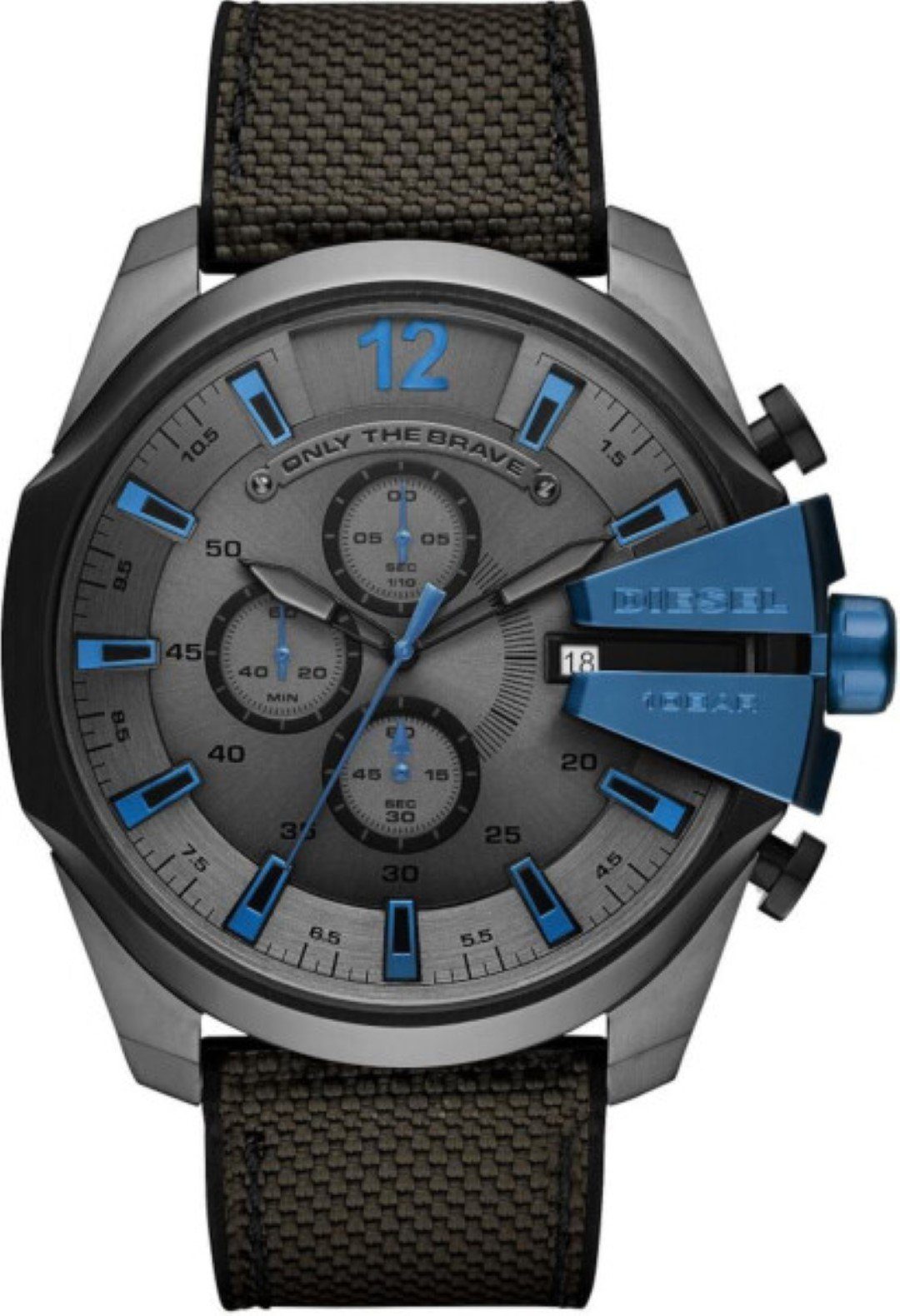 Automatikuhr Diesel DZ4500 Mega Chief Analoge Herren Quarz Uhr
