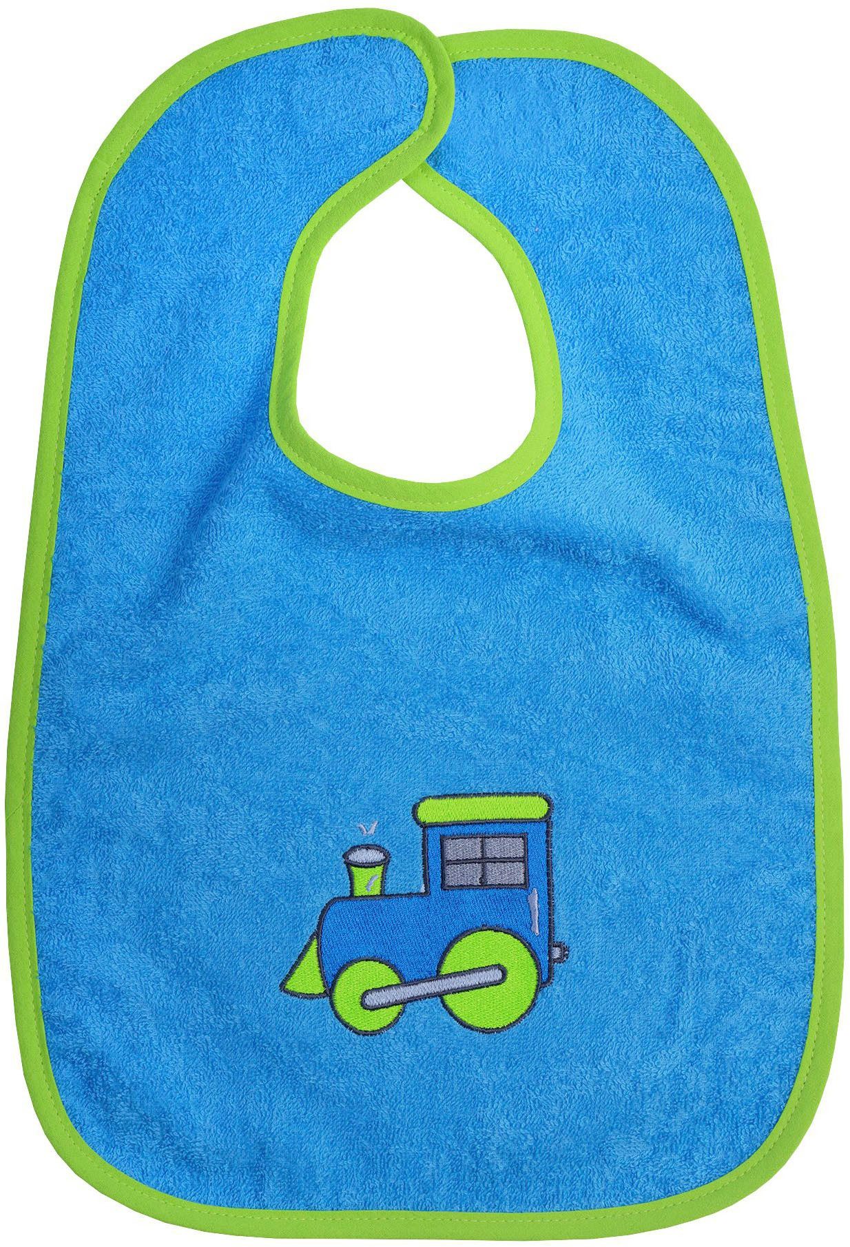 Wörner Lätzchen Lok Klettlatz, (1-St), mit Klettverschluss, maschinenwaschbar, trocknergeeignet