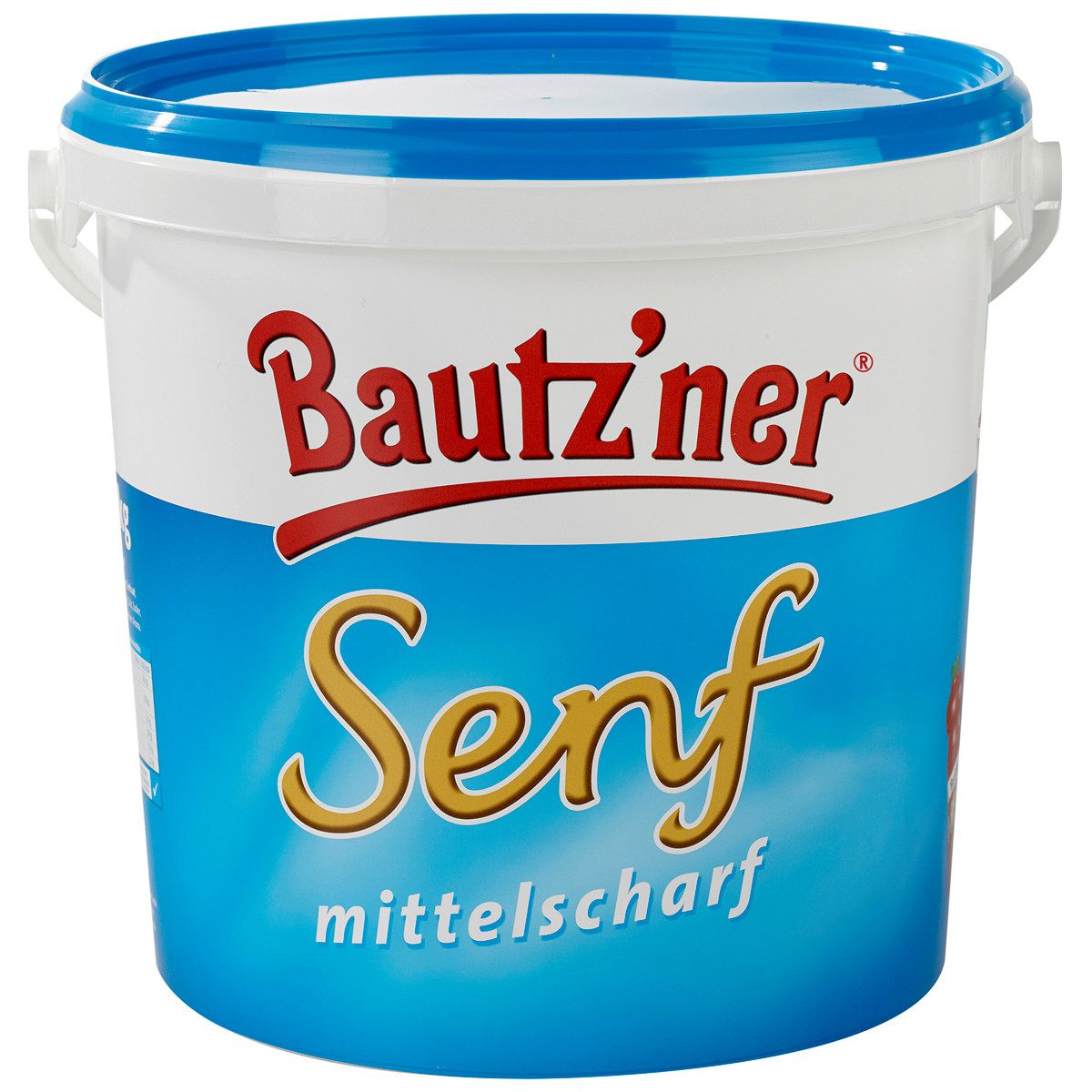 Bautz'ner Saucen, Bautzner Senf mittelscharf klassisch cremig im Grossgebinde 10000g