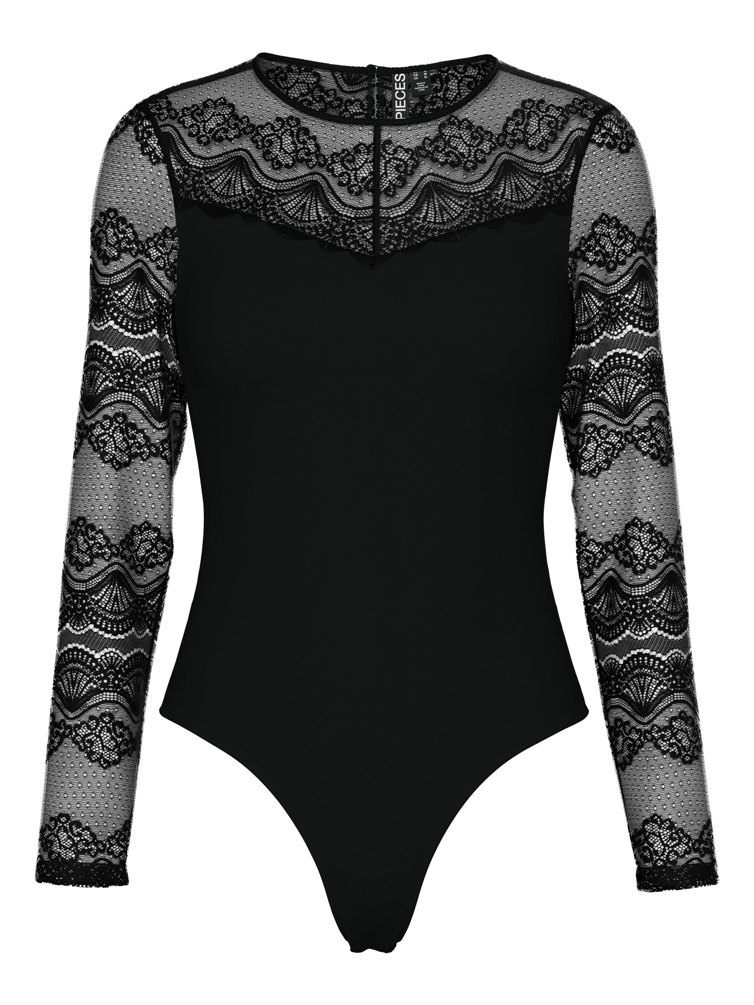 pieces Langarmbody PCSINNA LS BODYSTOCKING NOOS