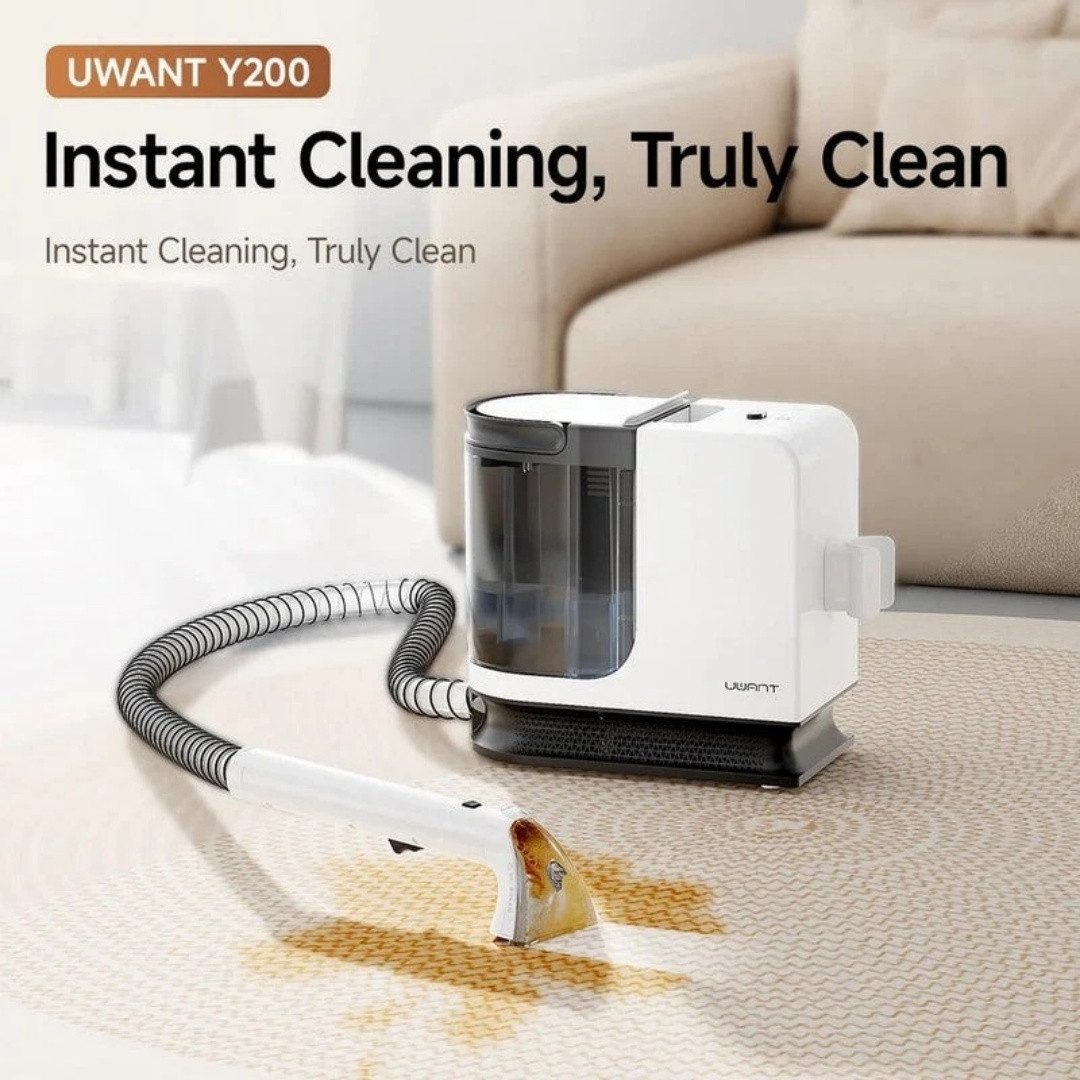 UWANT Teppichreinigungsgerät Textilreinigungsmaschine für SofasTeppiche 18000Pa Saugleistung 450W