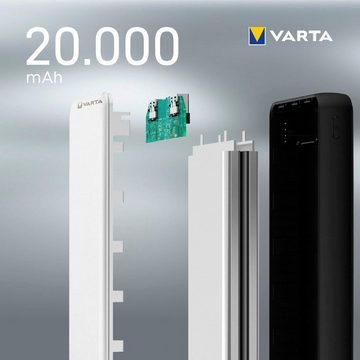 VARTA Power Bank Energy 20000 + Ladekabel 20000mAh Powerbank 20000 mAh (3,7 V), 20.000 mAh