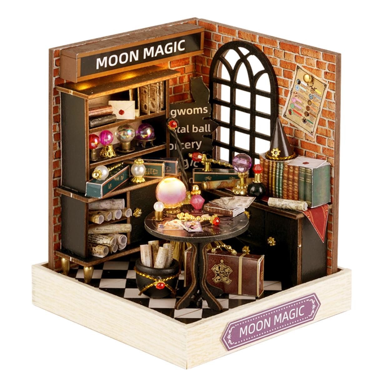 Cute Room 3D-Puzzle Miniatur DIY Modellbausatz Zauberhaus Moon Magic, Puzzl günstig online kaufen