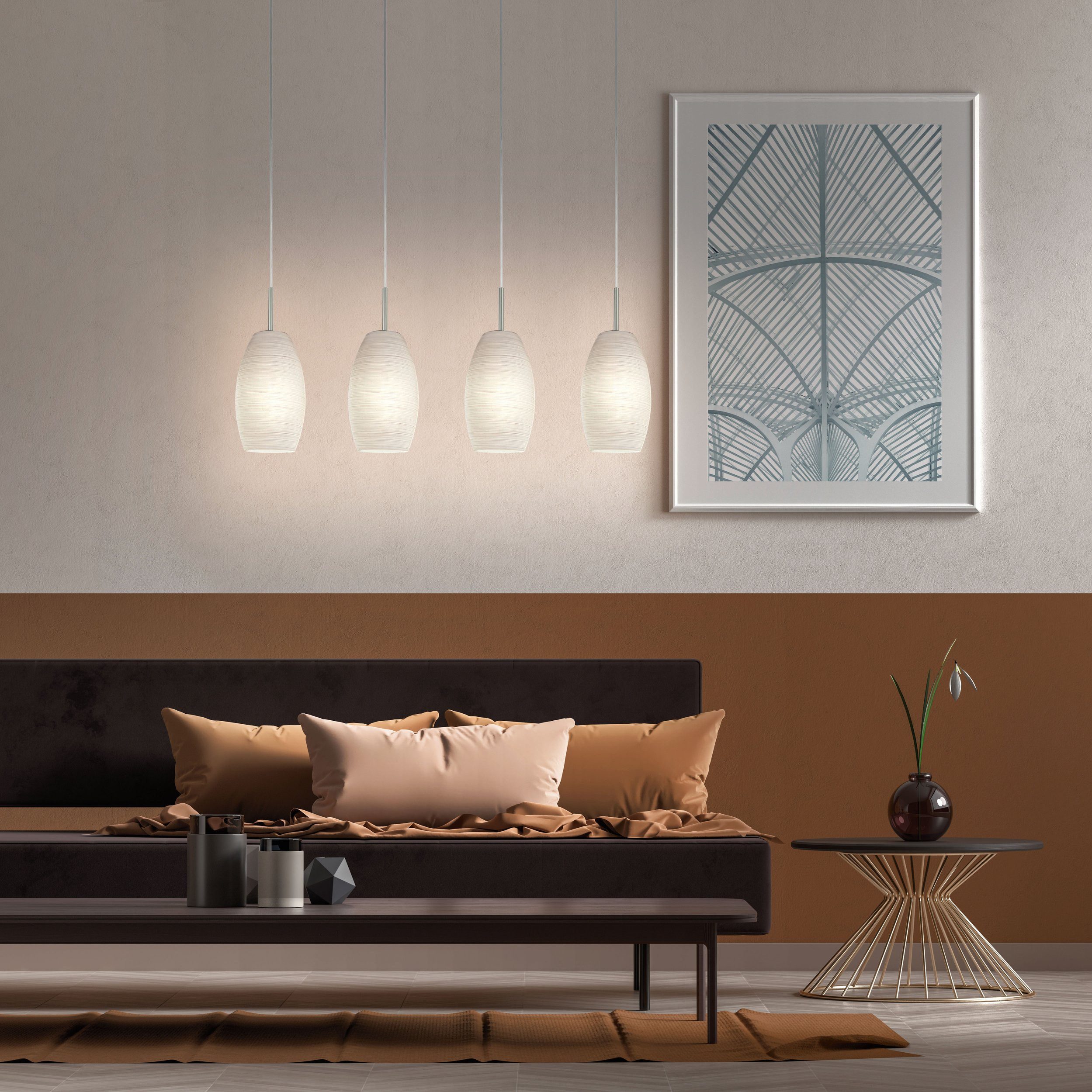 EGLO LED-Hängeleuchte Batista 3, Leuchtmittel exklusive, günstig online kaufen