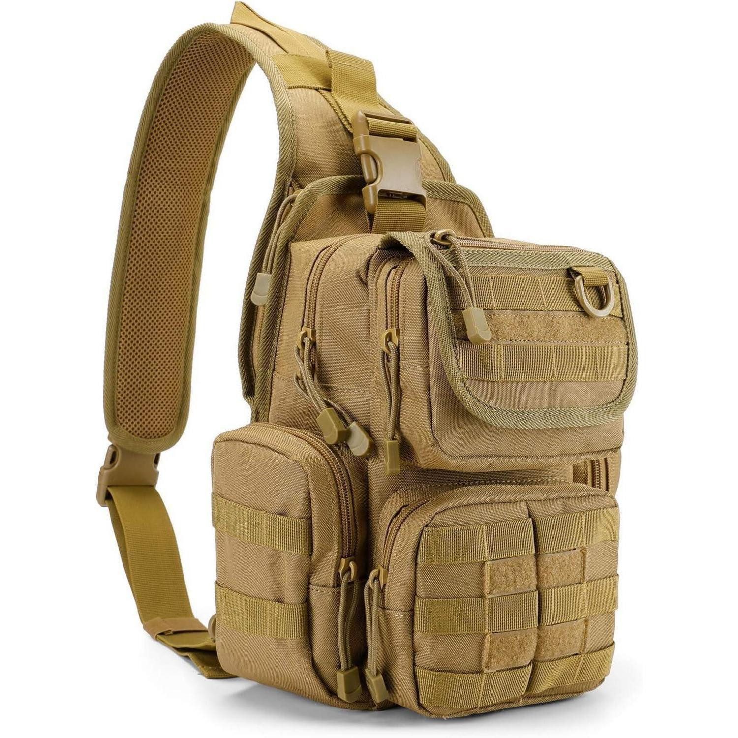 Umhängetasche Taktische Brusttasche Military Schultertasche Chest Sling Pack Molle