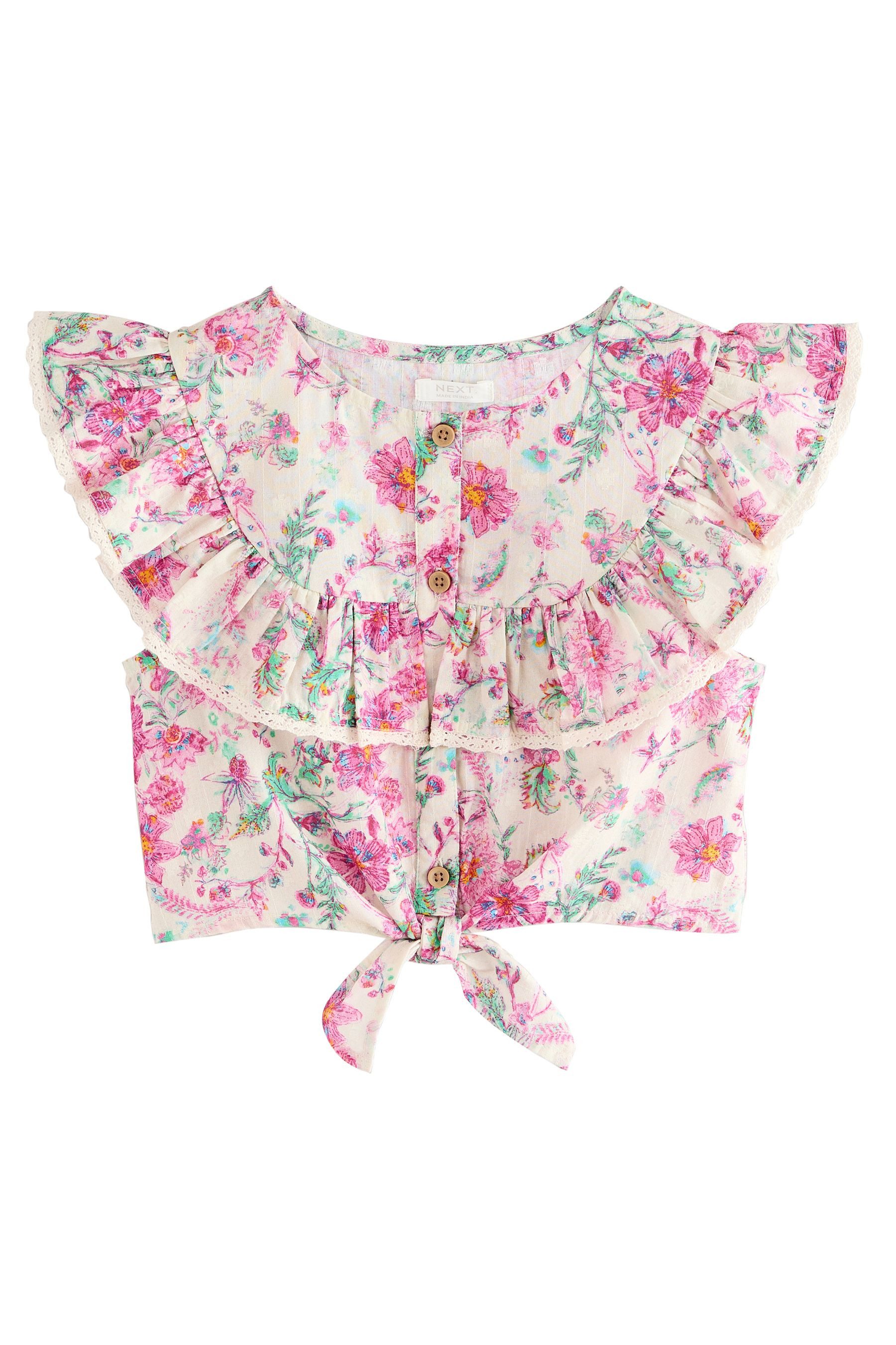 Next Blusenshirt Bluse zum Binden aus günstig online kaufen