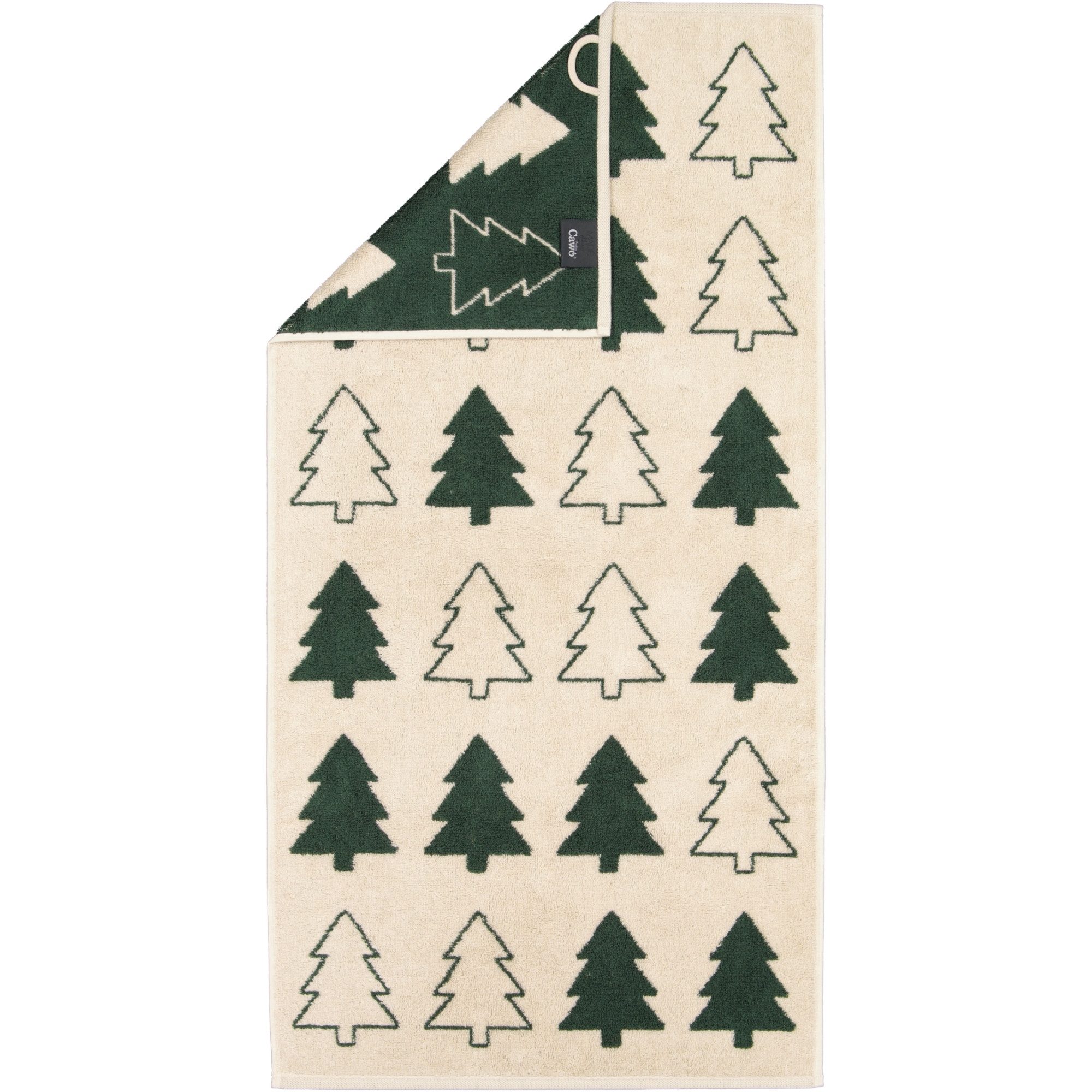 Cawö Handtücher Christmas Edition Tannenbäume 794, 100% Baumwolle (1-St)