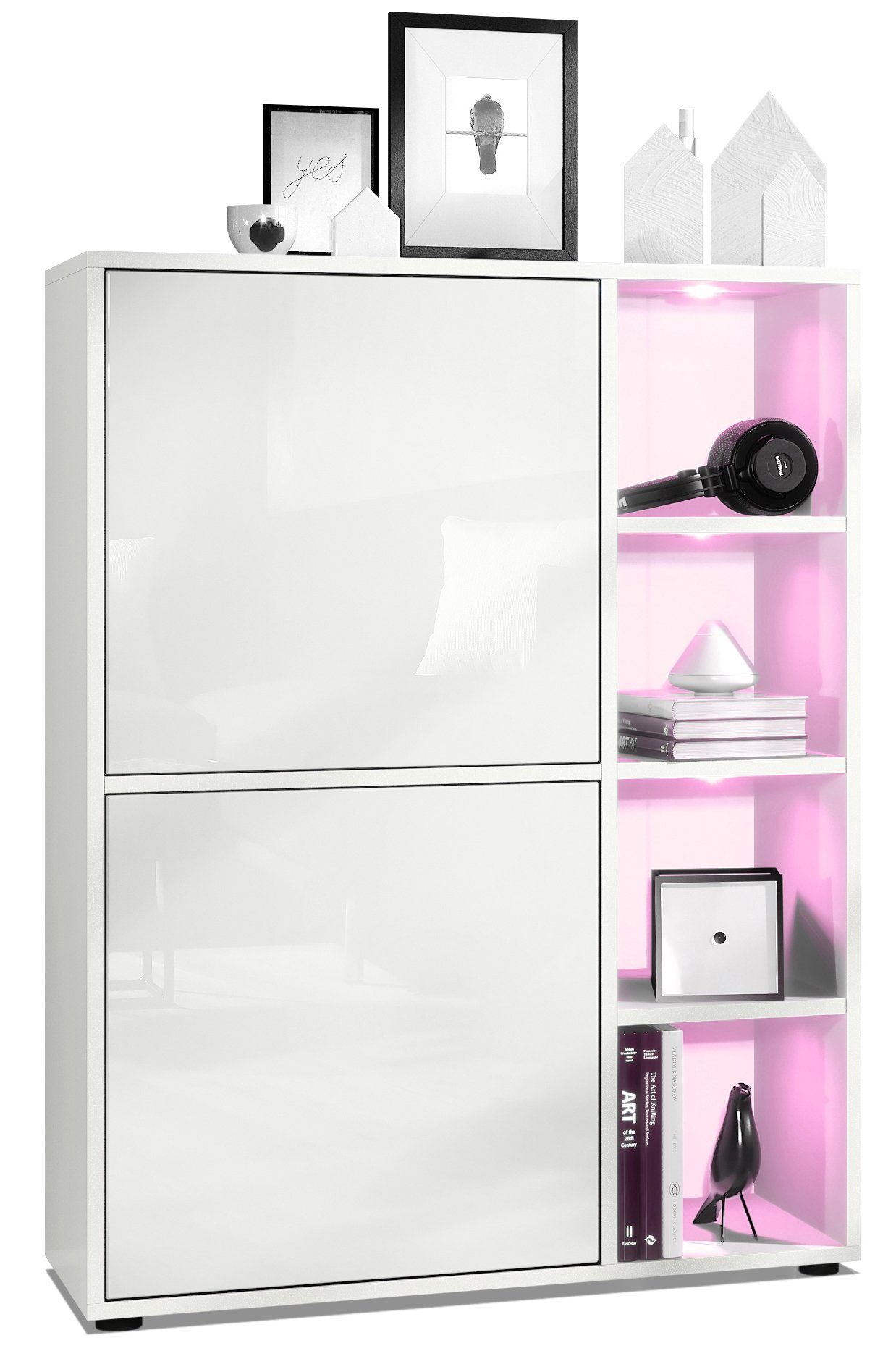 Vladon Highboard Cuba (Anrichte mit 2 günstig online kaufen