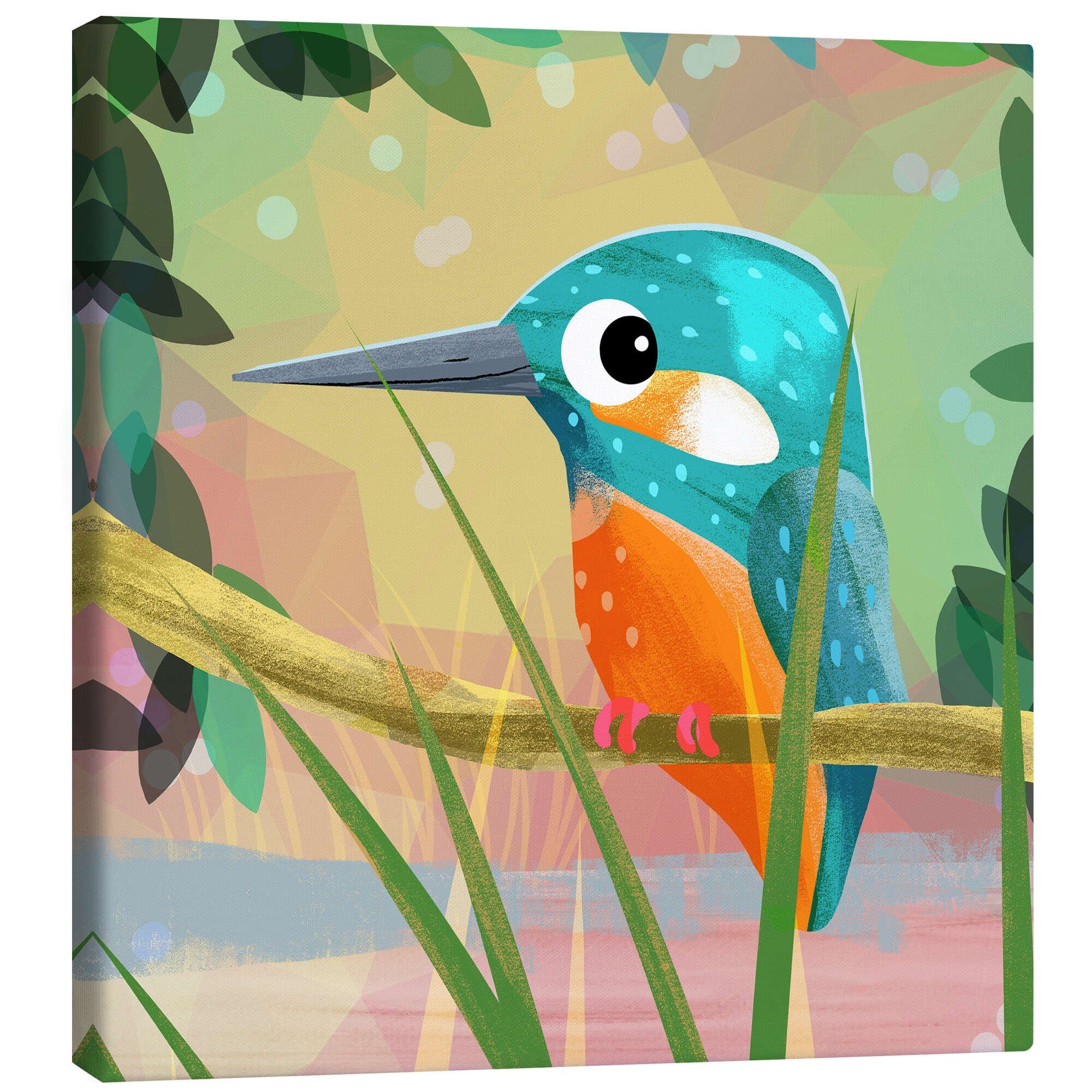 Posterlounge Wandbild Der kleine Eisvogel, Julia Reyelt, erhältlich als Poster, Leinwandbild, Wandsticker oder Acrylglasbild