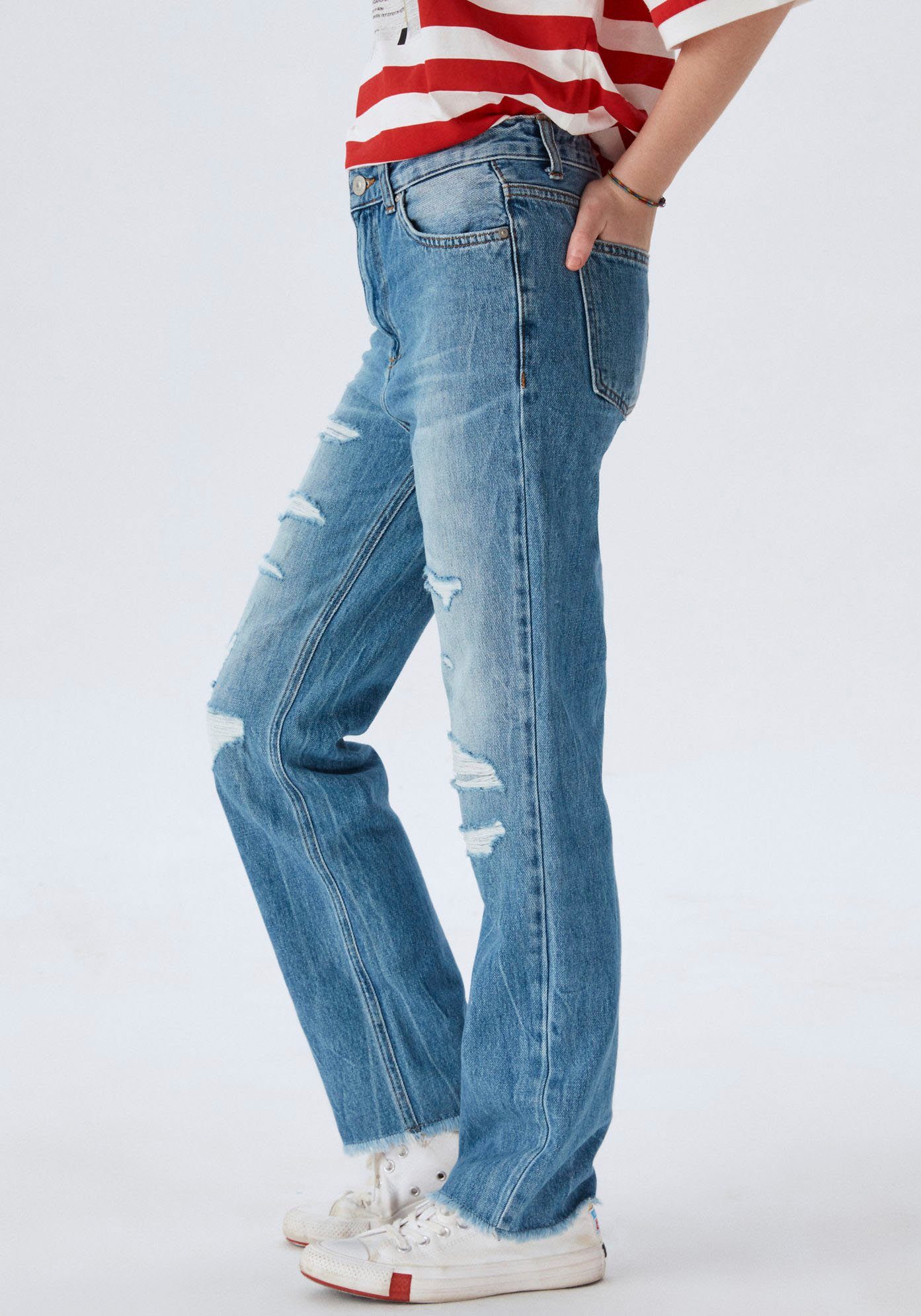 OLIVA LTB GIRLS Destroyed-Jeans für