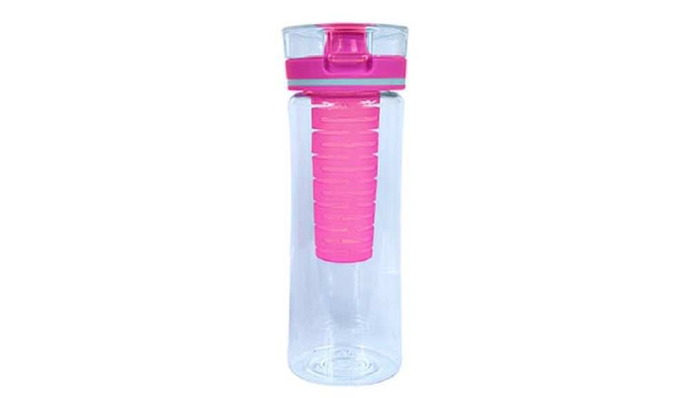 soma Trinkflasche trinkflasche wasserflasche Infuser Sportflasche  (PP)BPA-frei pink, 828ml trinkflasche mit Früchtebehälter Wasserflasche mit  fruchteinsatz