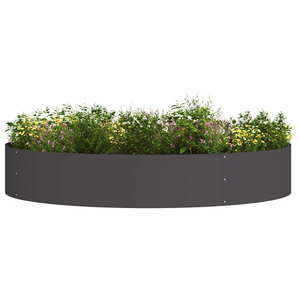 vidaXL Blumentopf Garten 5 pcs Schwarz günstig online kaufen