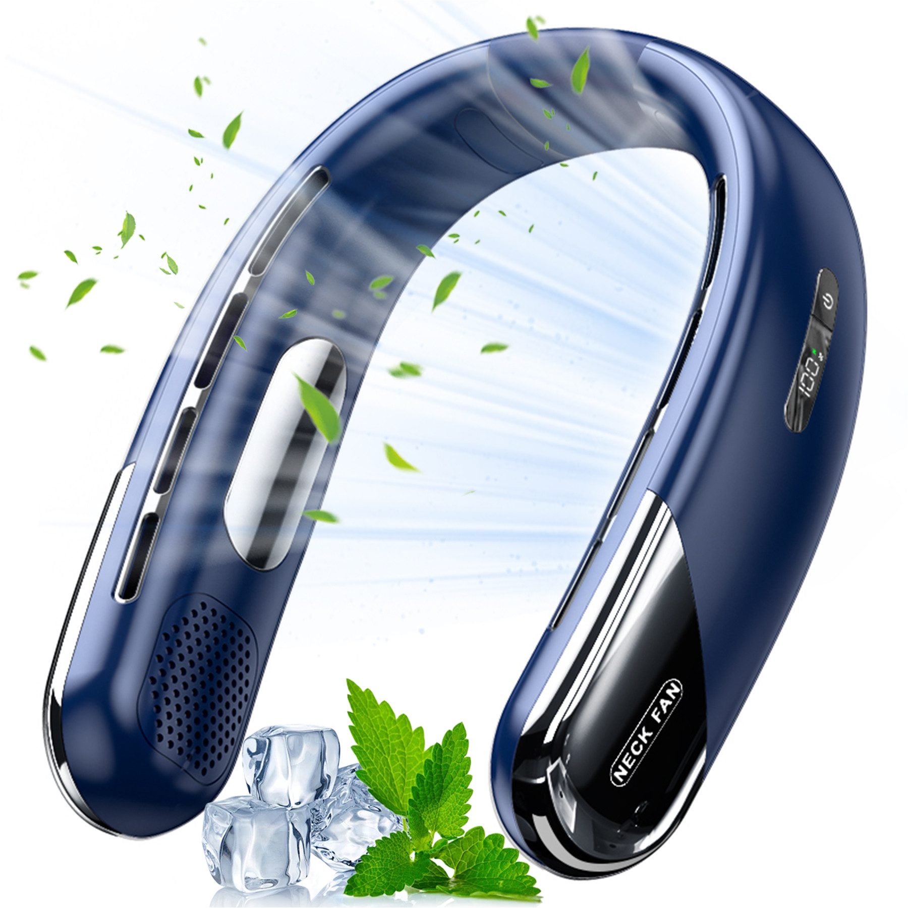 Senmudi Mini USB-Ventilator Nackenventilator Hals Ventilator 2400 mAh Wiede günstig online kaufen