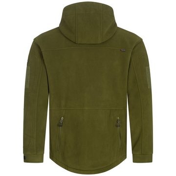 Höhenhorn Fleecejacke Biferten Herren Militär Fleecejacke Winddichte Jacke mit Kapuze mit Kapuze