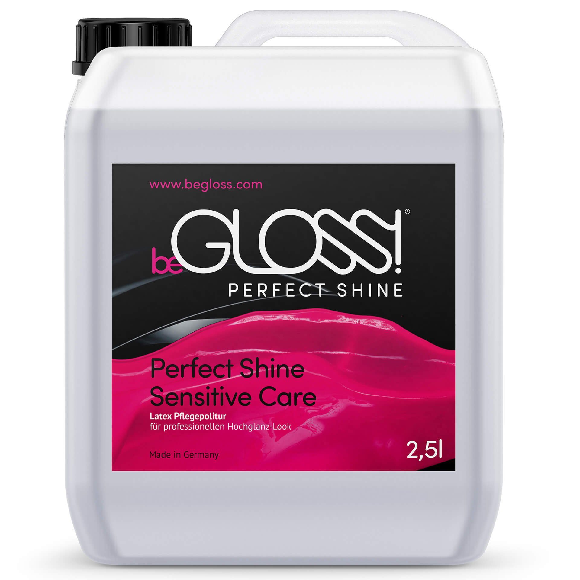 beGLOSS Latex Pflege Politur Latexpolitur Perfect Shine Hochglanz Politur 2500 Politur