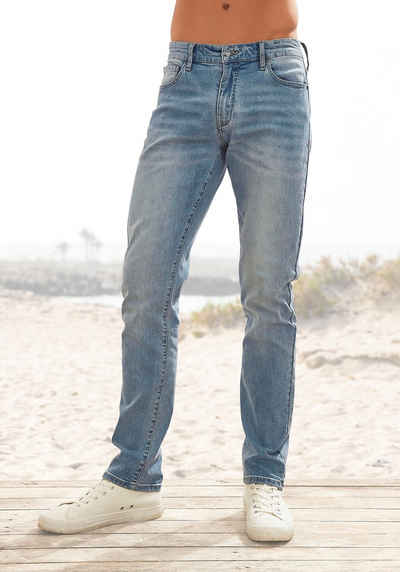 Buffalo 5-Pocket-Jeans »Straight-fit Jeans« aus elastischer Denim-Qualität