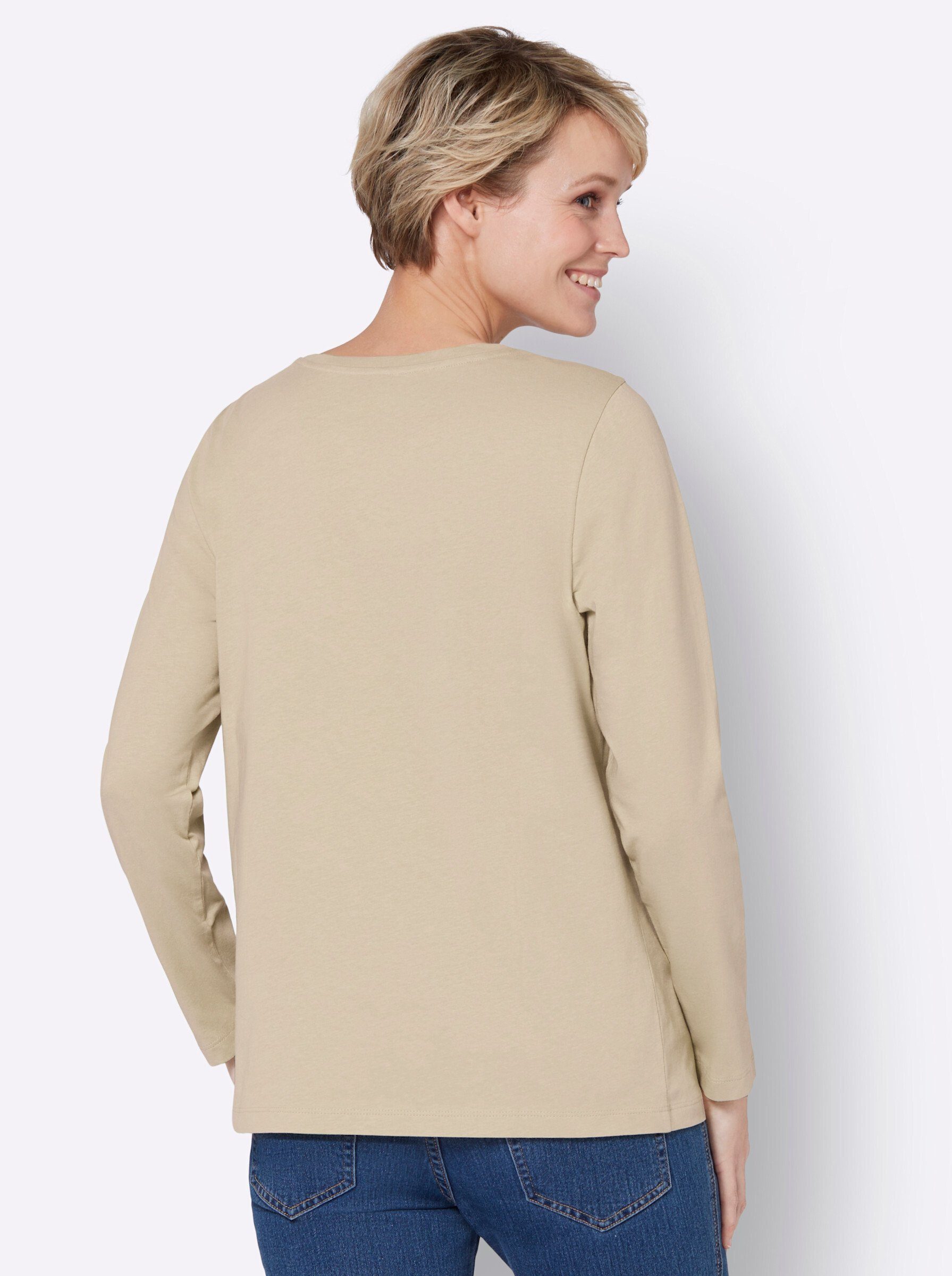 Sieh an! T-Shirt Langarmshirt günstig online kaufen