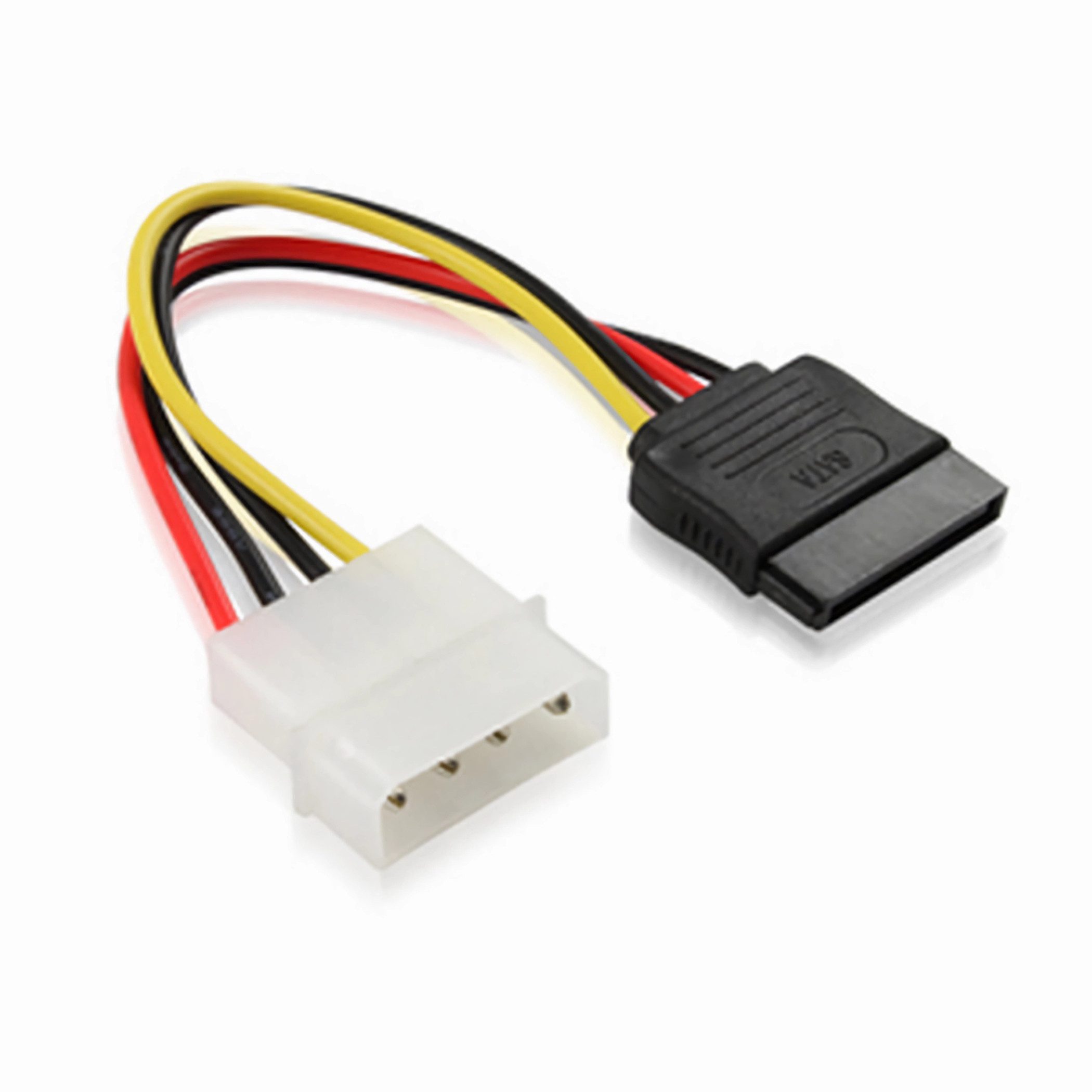 K32 Sata 3 Stromkabel Anschlusskabel 4pin Molex Stecker auf 15pin Sata Computer-Kabel