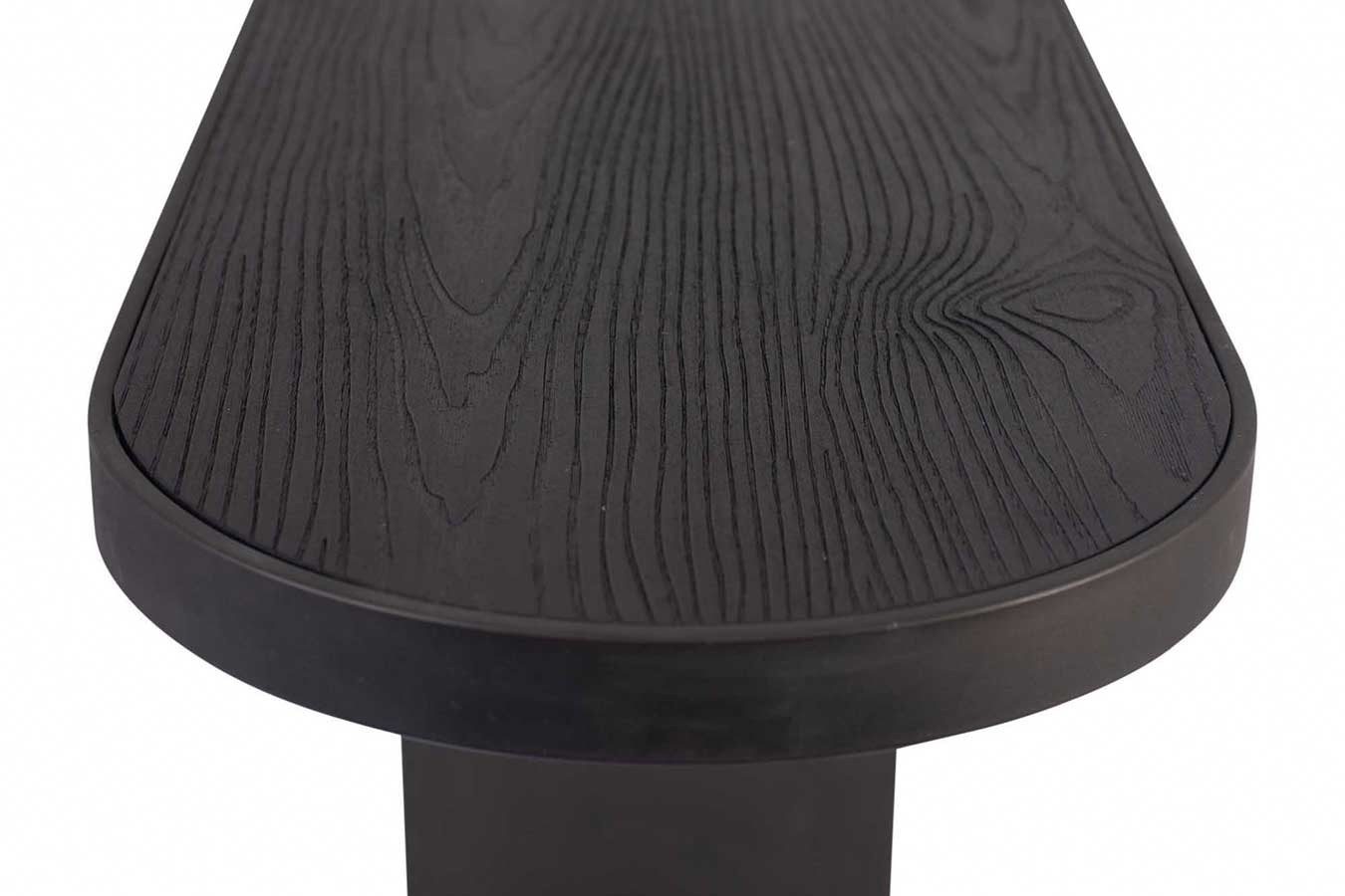 daslagerhaus living Konsolentisch Konsole schwarz Metall/Holz