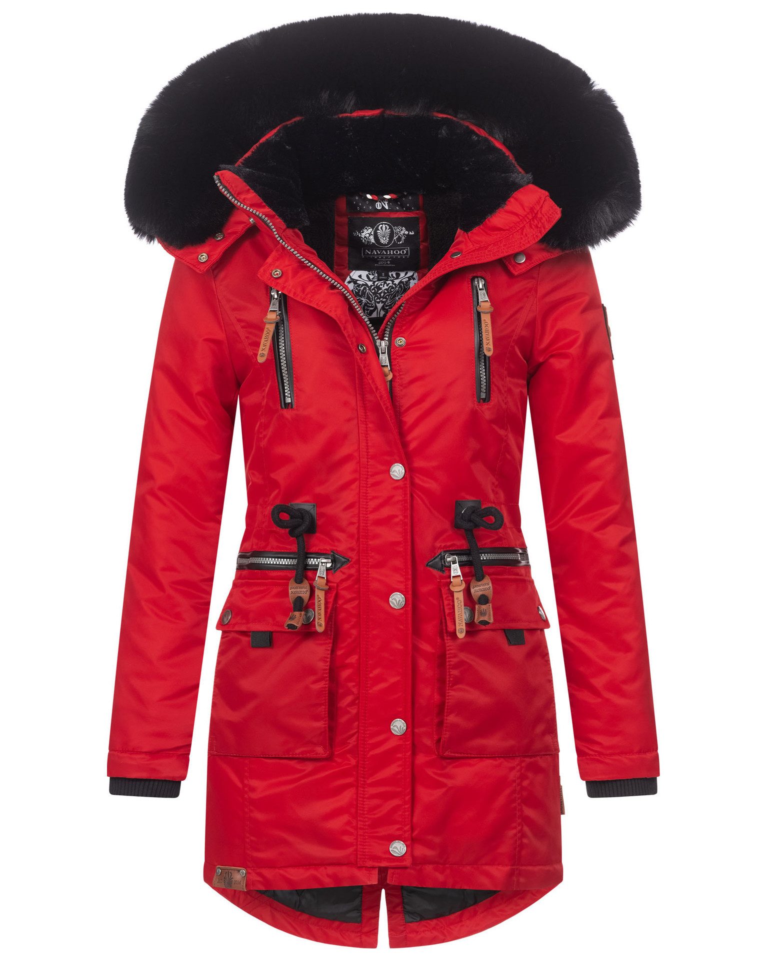 Navahoo Winterjacke Navahoo Mangala Princess Damen Winterjacke B873 mit abnehmbarer Kapuze – Bild 5 von 5