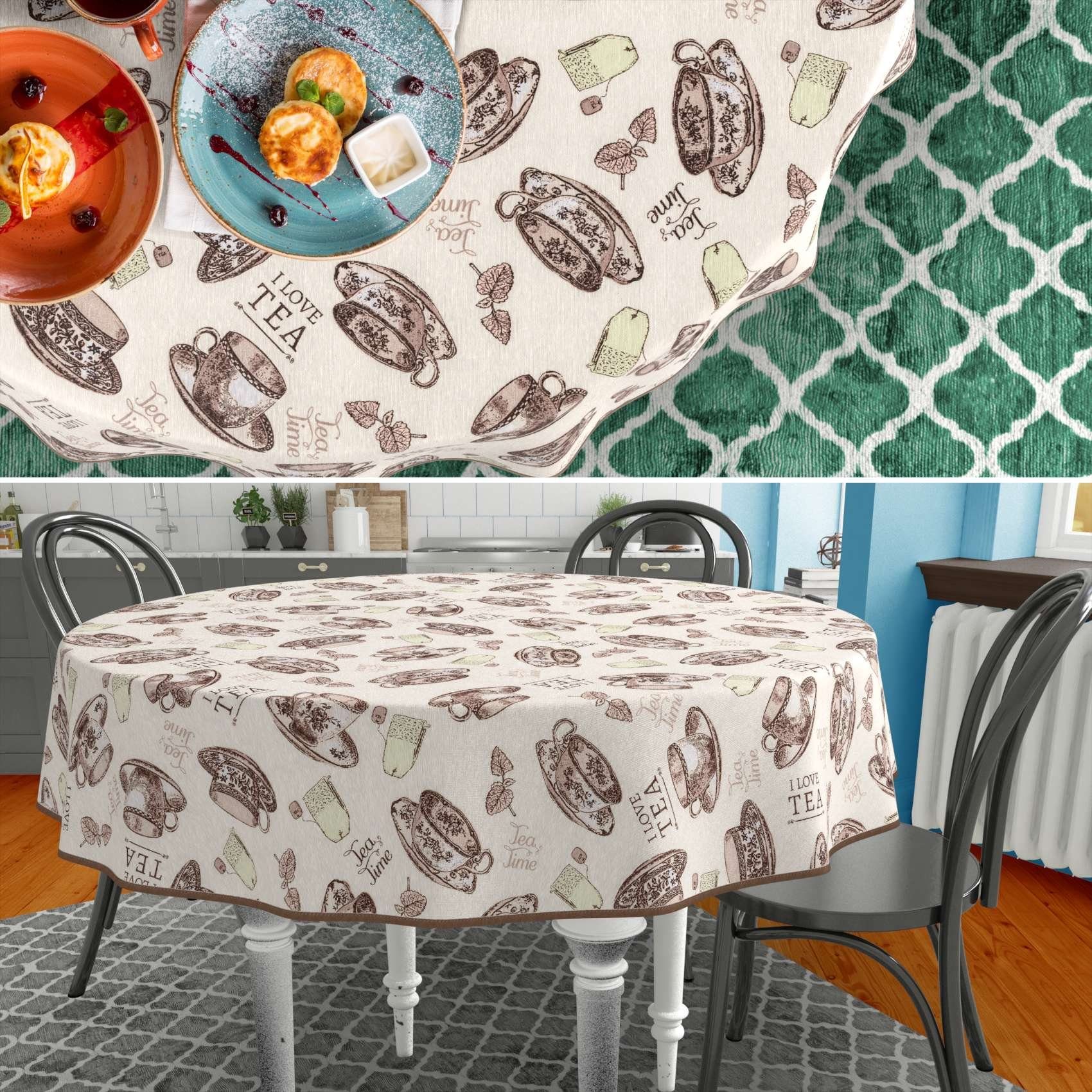 ANRO Tischdecke mit Tee und Kaffee günstig online kaufen
