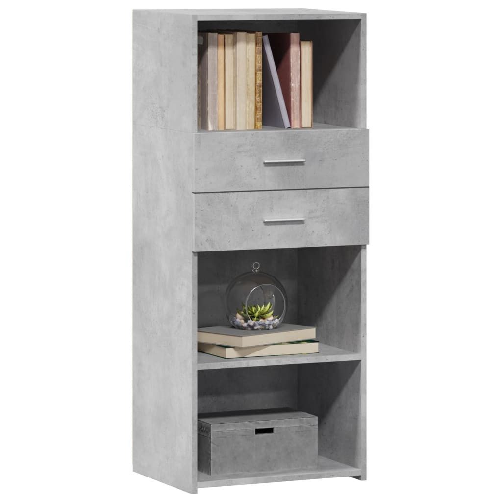 vidaXL Highboard Highboard Betongrau 50x42,5x124 cm günstig online kaufen