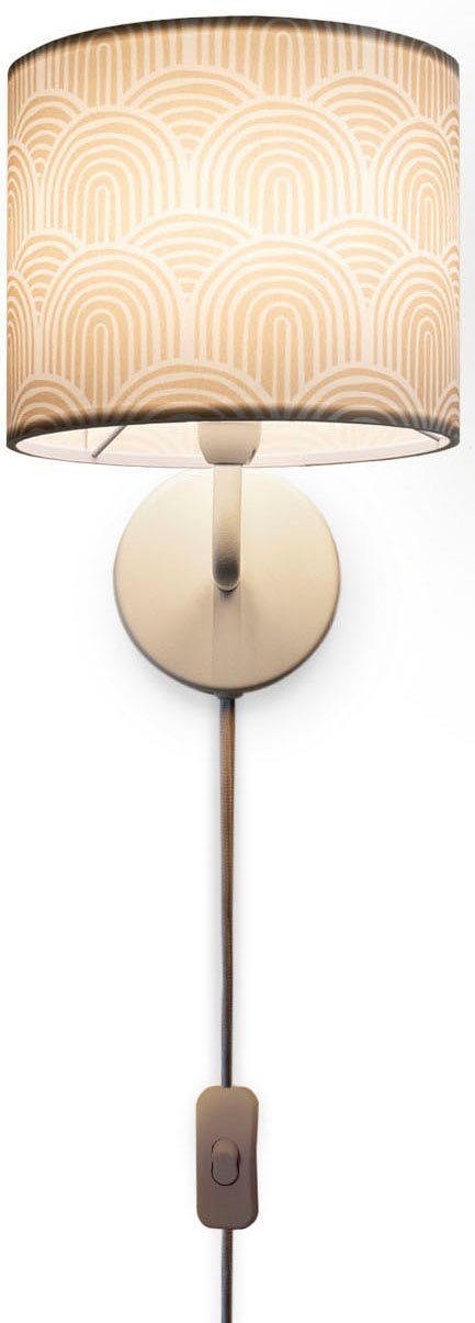 Paco Home Wandleuchte Luca Pillar, ohne Leuchtmittel, Wandleuchte Mit Schir günstig online kaufen