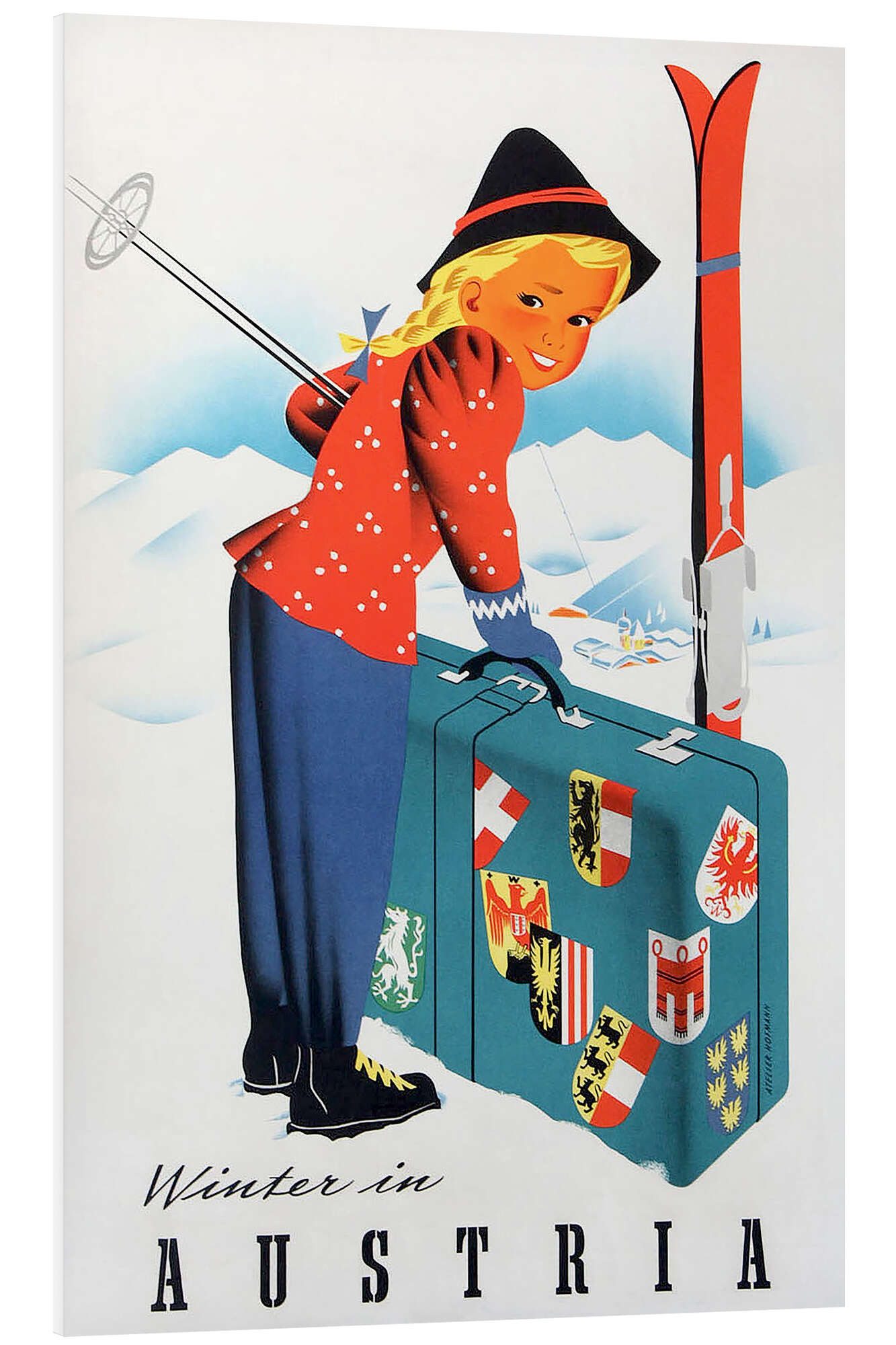 Forex-Bild Vintage Ski Collection