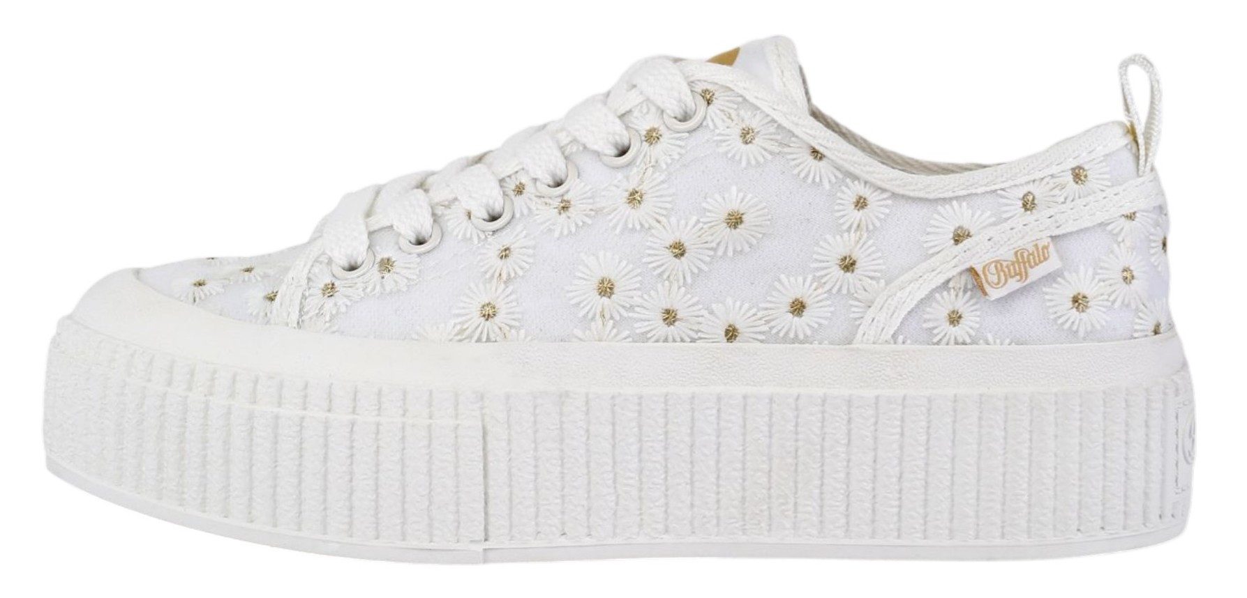 Buffalo 1636707 Madison Low Bloom Bloom/White/Gold Sneaker