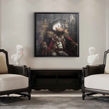 DOTCOMCANVAS® Leinwandbild Billionaire, Leinwandbild Dagobert Duck Renaissance Portrait Wandbild Kunstdruck