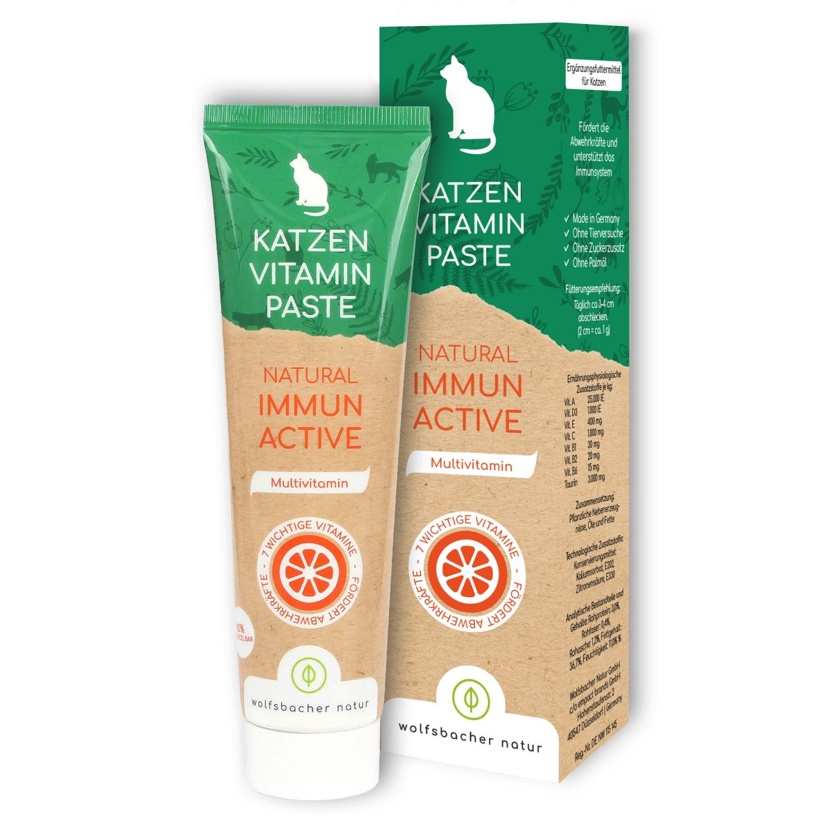 Wolfsbacher Natur Vitamin Paste für Katzen, für: Katze