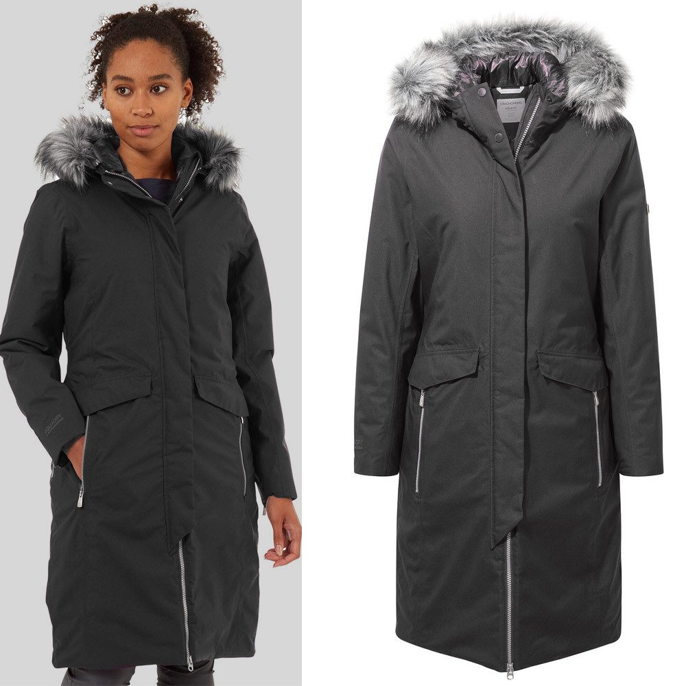 Hardshelljacke Craghoppers - Suona - Damen Winter Mantel - dunkelgrau