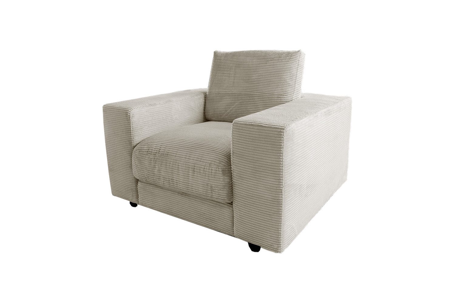 KAWOLA Sessel MADELINE, Cord verschiedene Farben