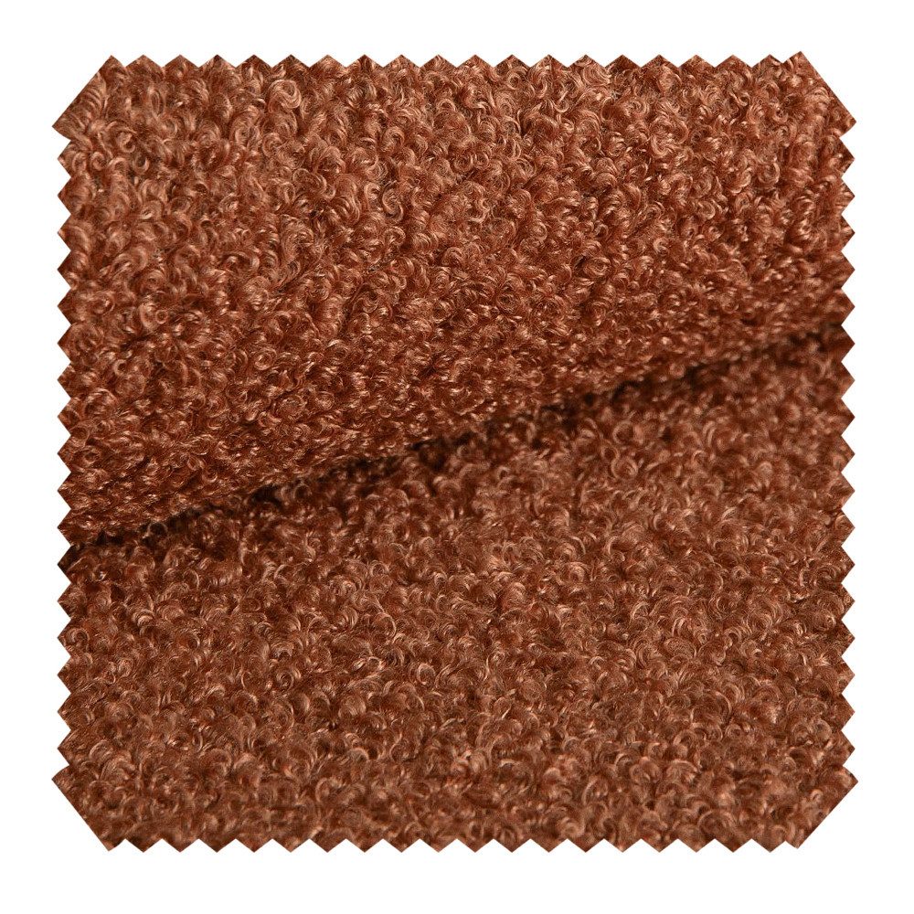 novely® Stoff CENTRO Bouclé Polsterstoff, Weich, pflegeleicht & robust, Wasser- und schmutzabweisend, voluminös, langlebig, Meterware, 1lfm