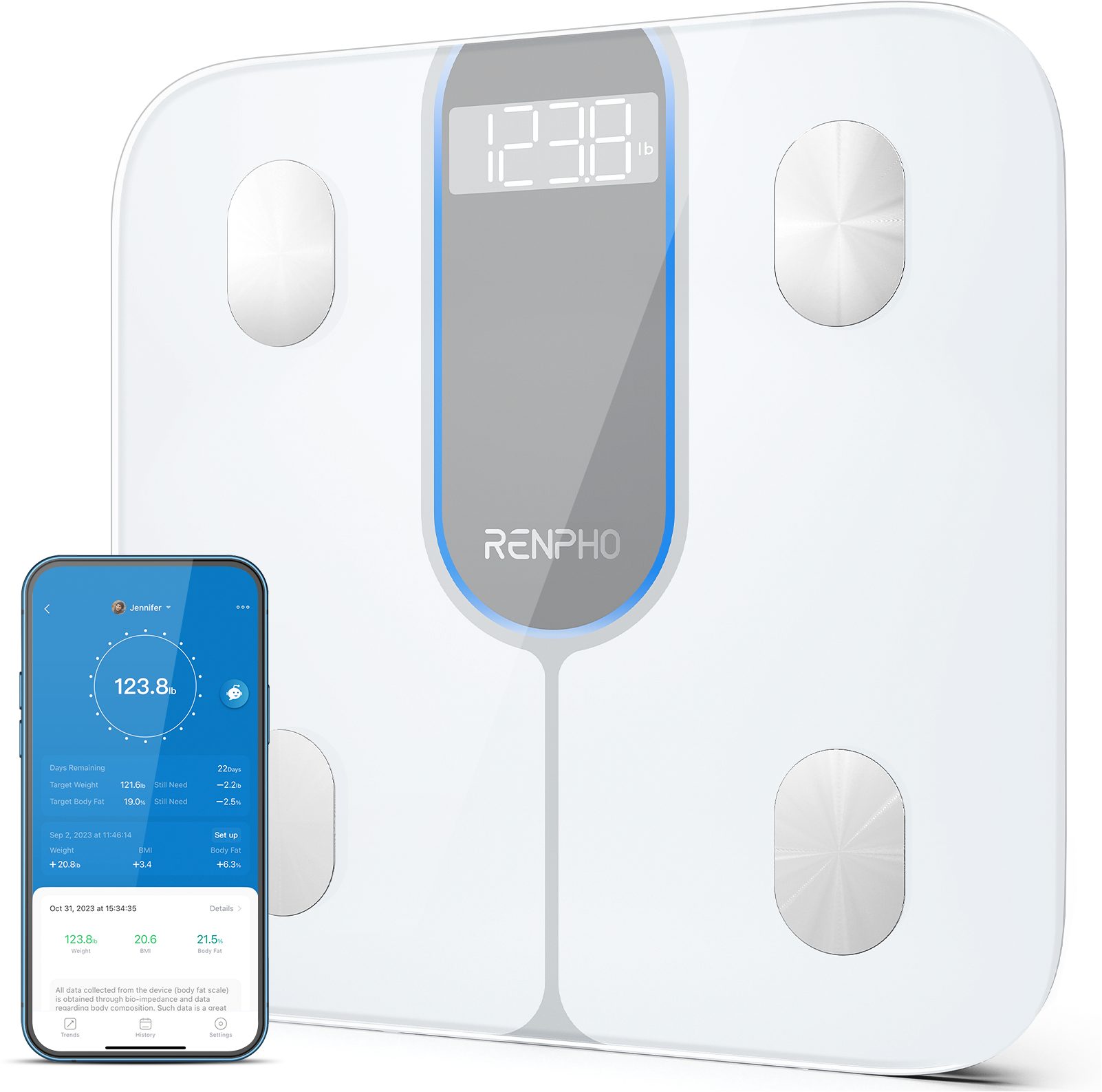 Körper-Analyse-Waage Elis 1C Smart Body Scale A033
