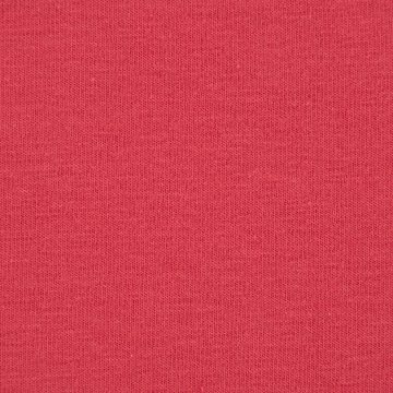 SCHÖNER LEBEN. Stoff Baumwolljersey Organic Bio Jersey einfarbig pink koralle 1,5m Breite, allergikergeeignet