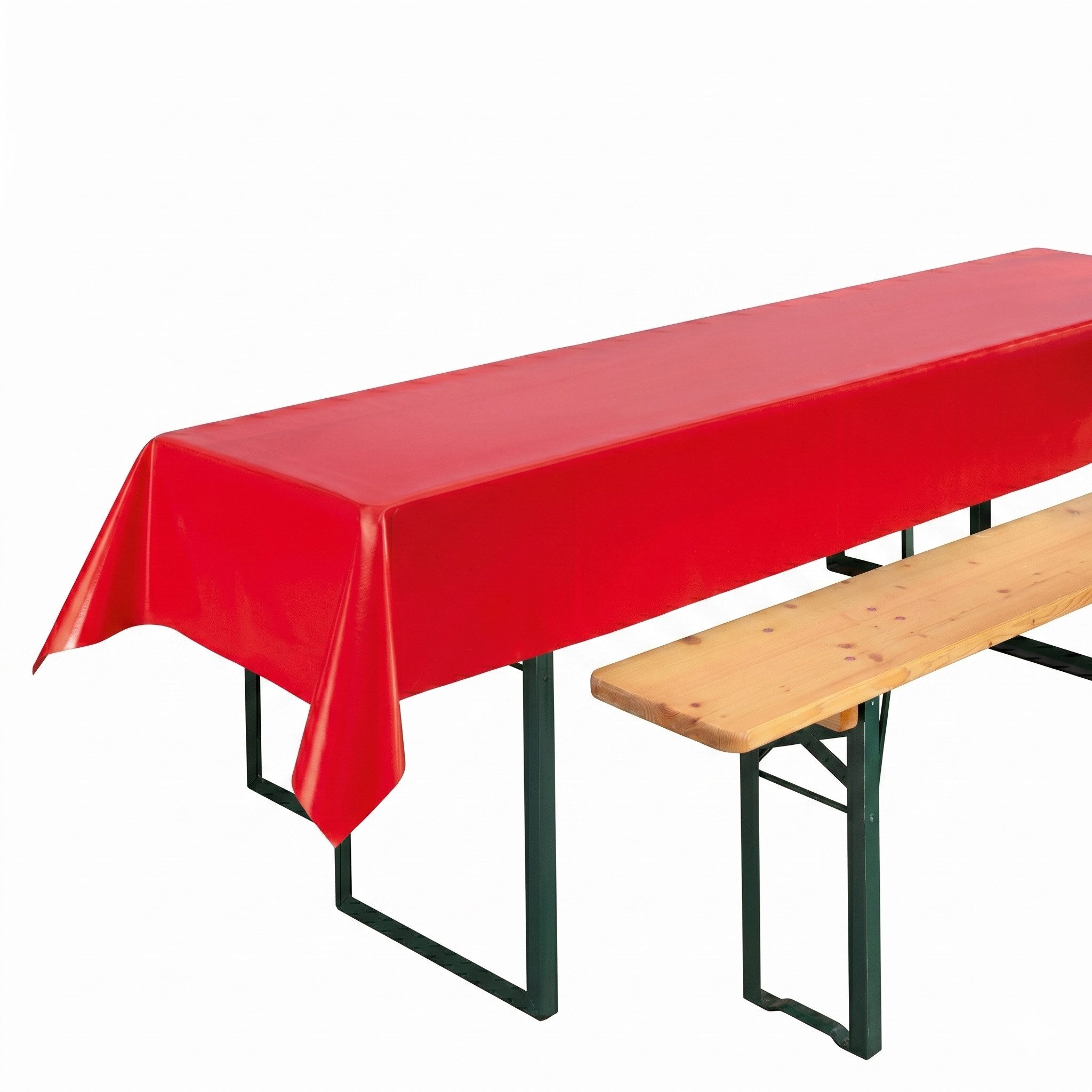 Beautex Tischdecke, Partytischdecke, für Biertischgarnituren, 100x250cm, viele Farben (1-tlg), wasserabweisend, abwaschbar, lebensmittelecht, strapazierfähig