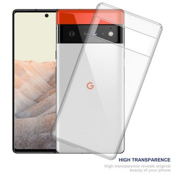 Cadorabo Handyhülle Google PIXEL 6 PRO Google PIXEL 6 PRO, Flexible TPU Silikon Handy Schutzhülle - Hülle - ultra slim