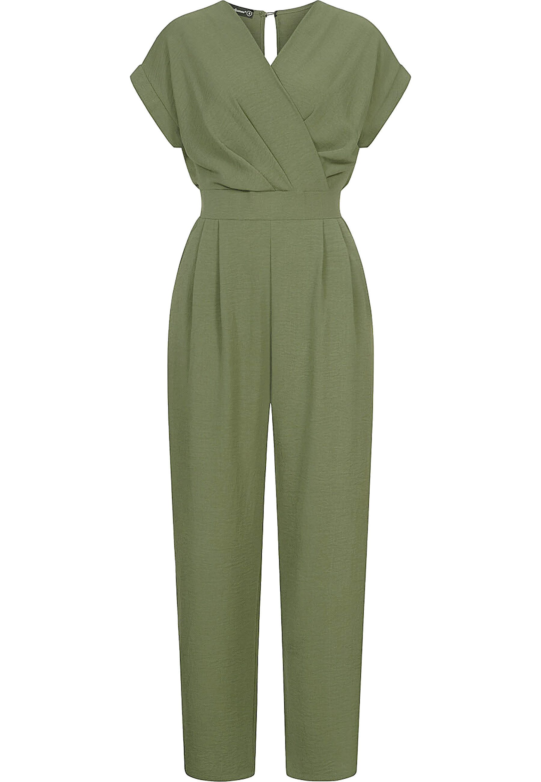 CLOUD 5IVE Jumpsuit CLOUD 5IVE Jumpsuit in Wickeloptik mit 2-Pockets (1-tlg günstig online kaufen