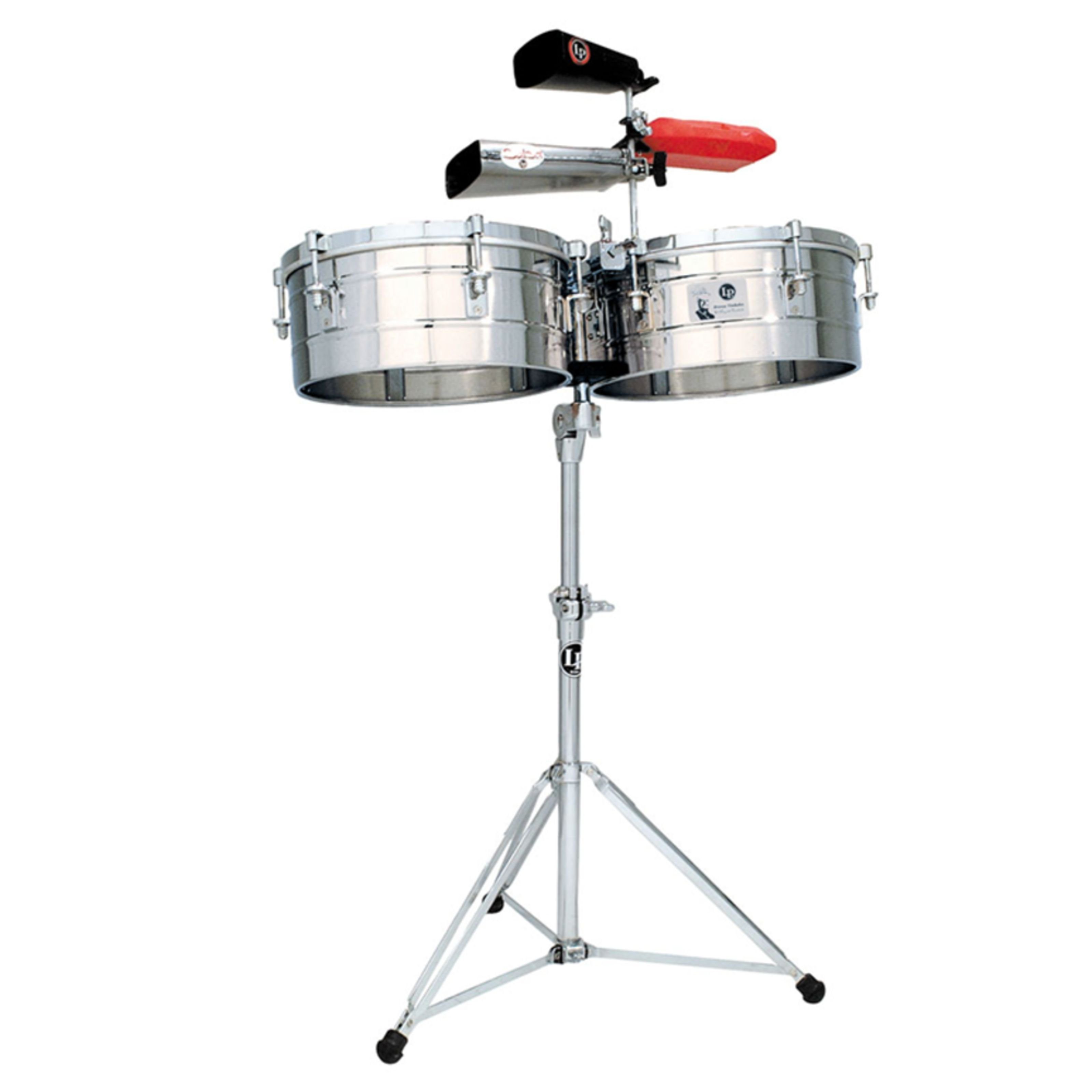 Latin Percussion Timbale, Timbales Tito Puente LP257S, 14"& 15