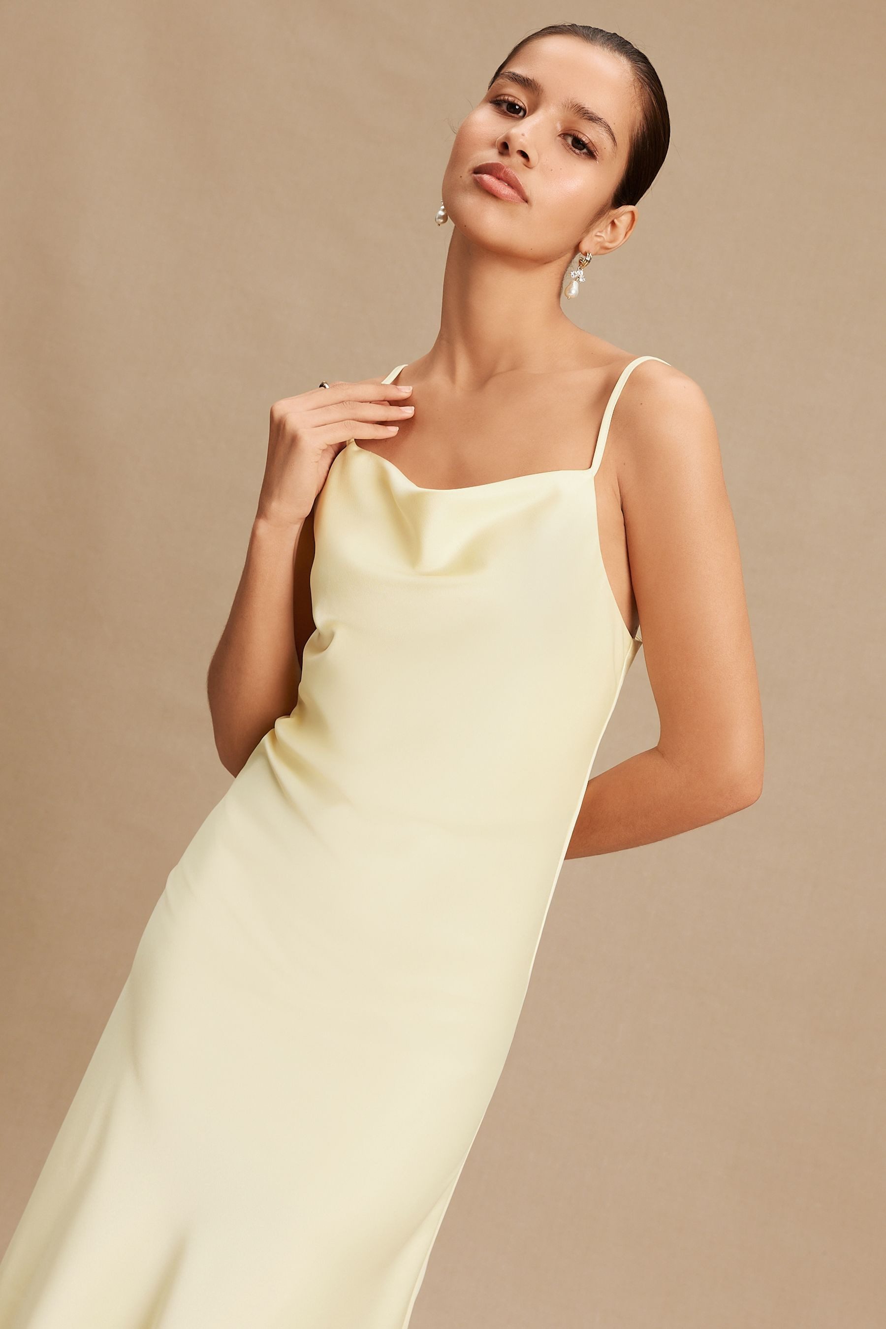Next Satinkleid Satin-Maxikleid für Brautjungfern/Hochzeitsgäste (1-tlg) – Bild 5 von 5