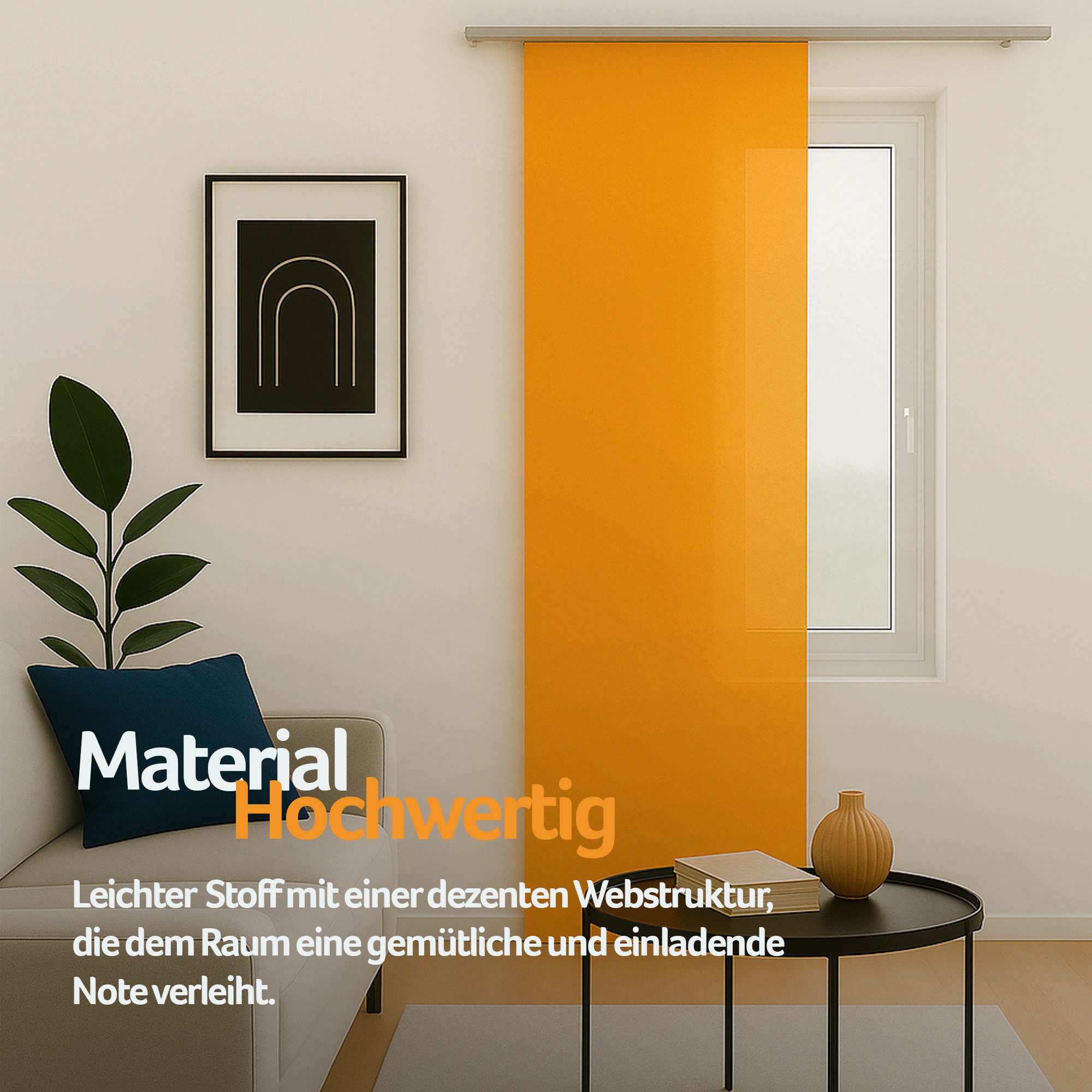 Bestlivings Vorhang Flächenvorhang Ellen – blickdichte günstig online kaufen